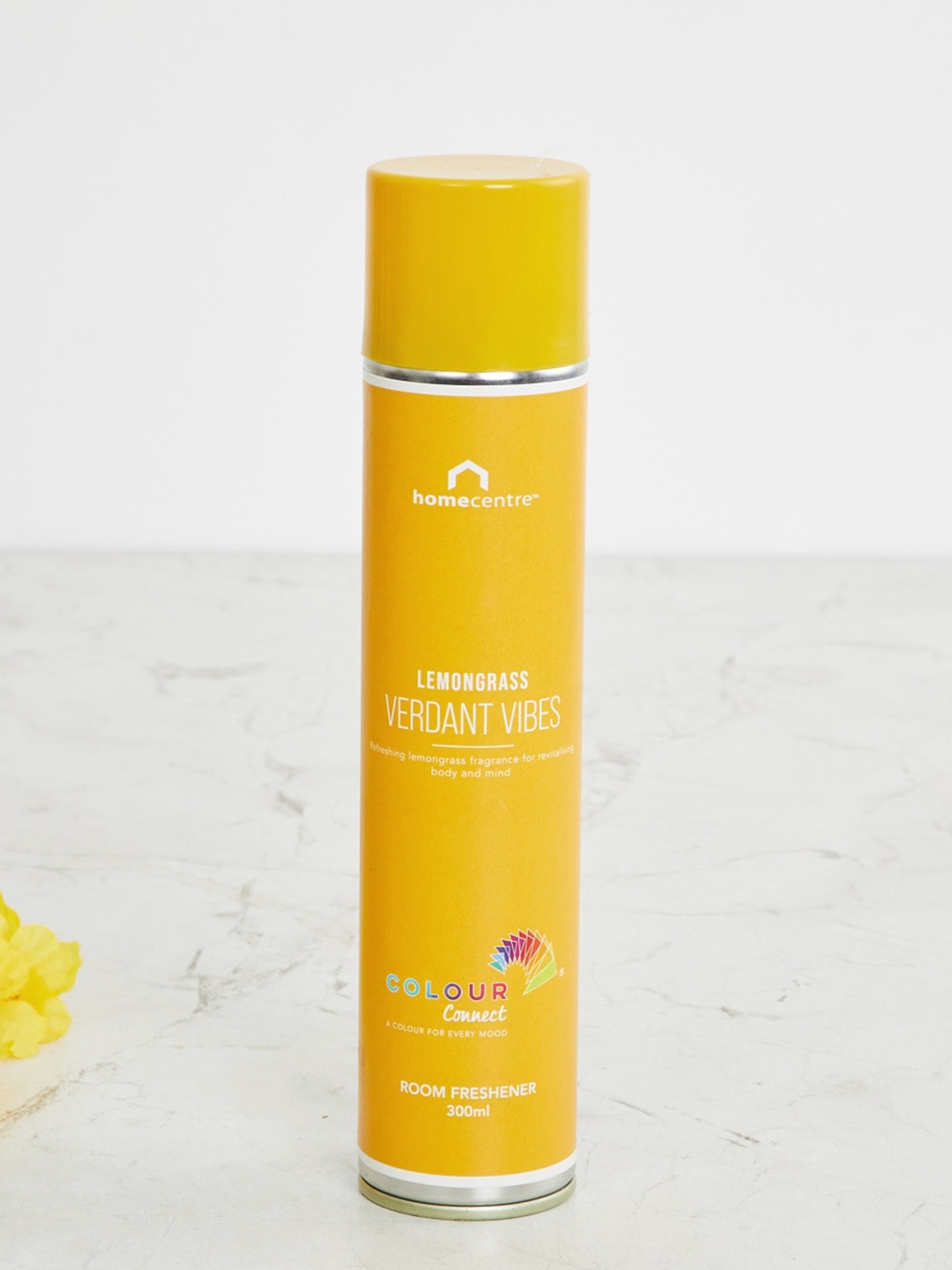 

Home Centre Yellow Colour Connect Lemon Grass Room Freshner Mist Spray - 300ml