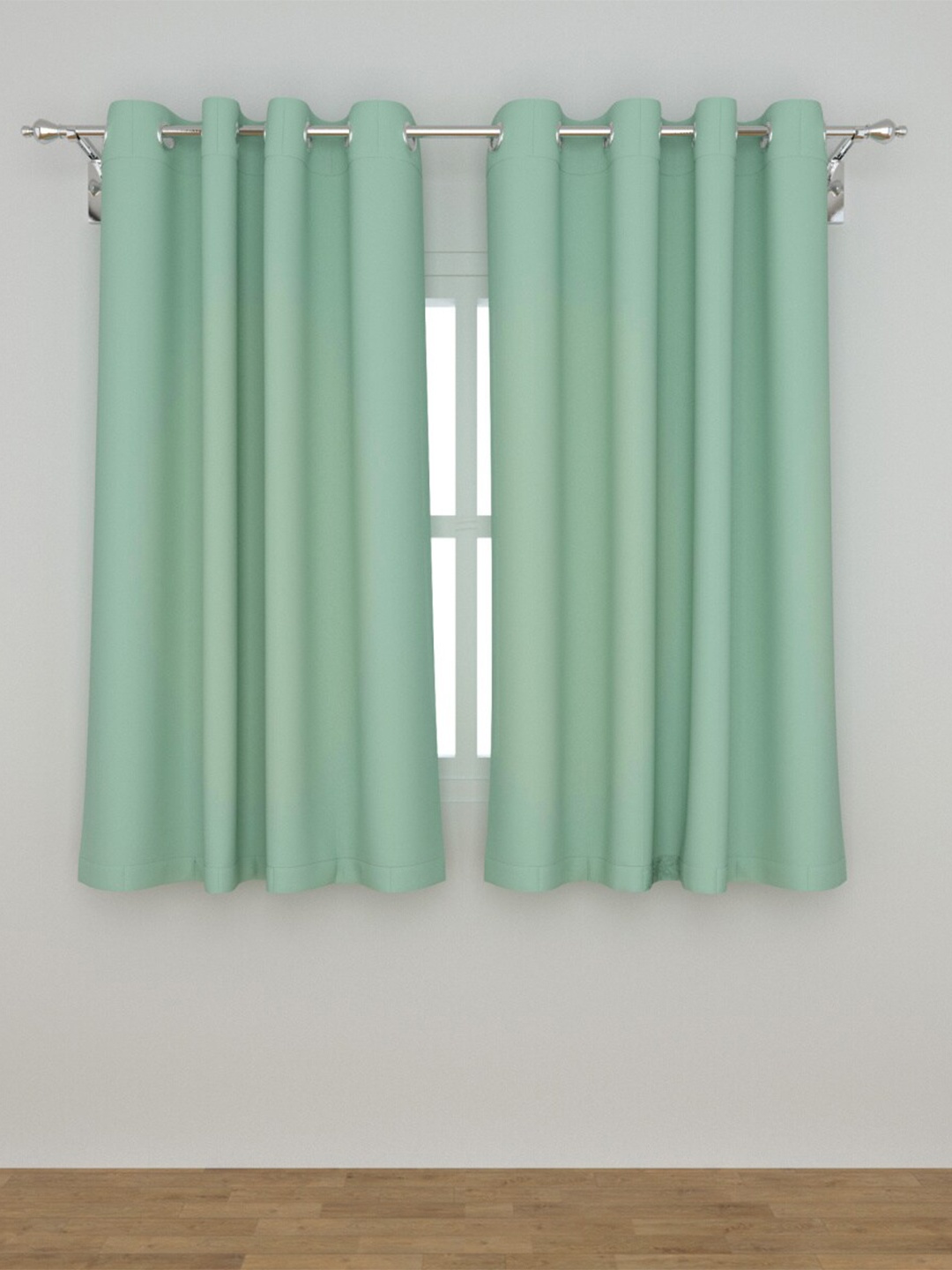 

Home Centre Teal Black Out Window Curtain
