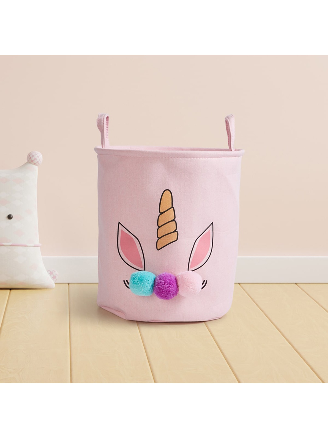 

Home Centre Kids Pink Unicorn Printed Storage Bag