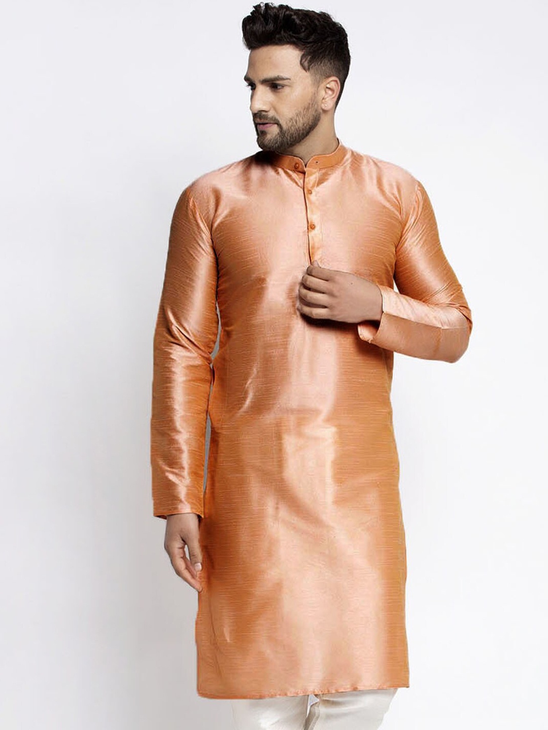 

Jompers Men Bronze-Toned Kurta
