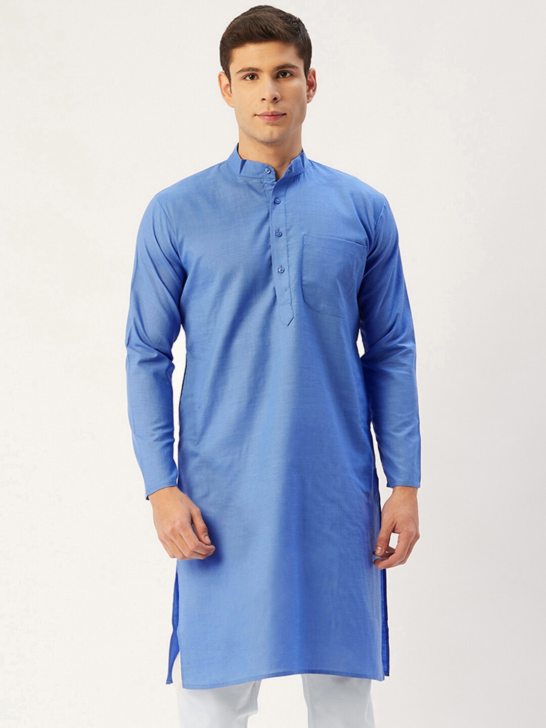 

Jompers Men Blue Kurta