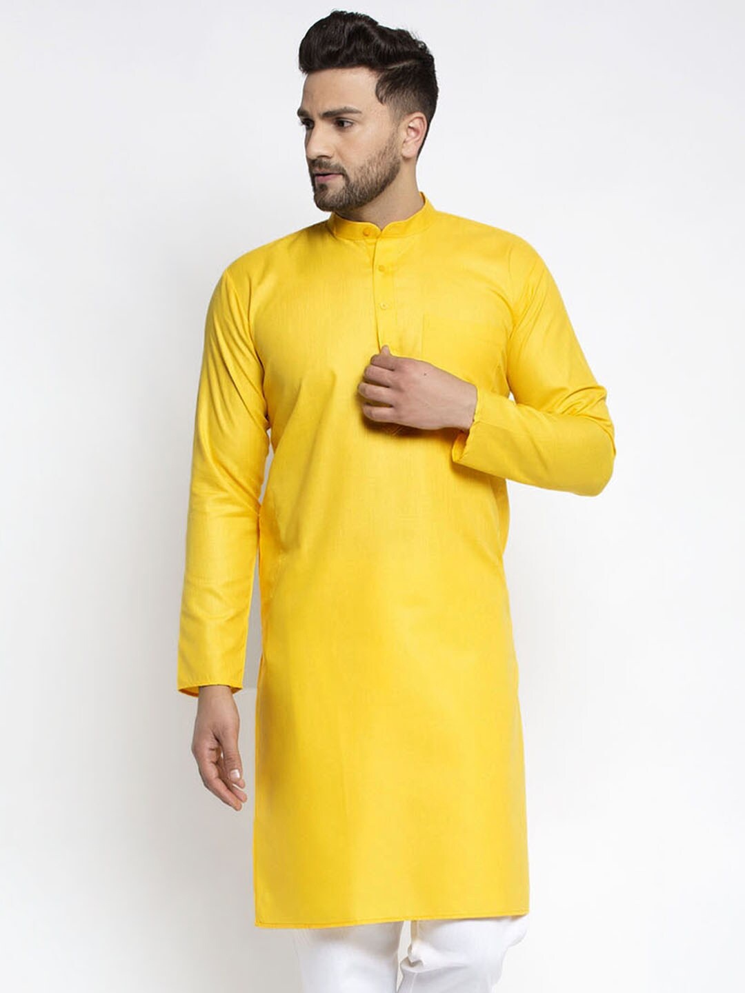 

Jompers Men Yellow Kurta