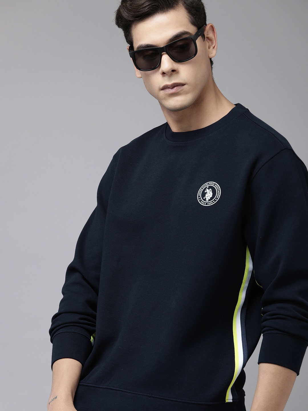 

U.S. Polo Assn. Men Navy Blue Sweatshirt