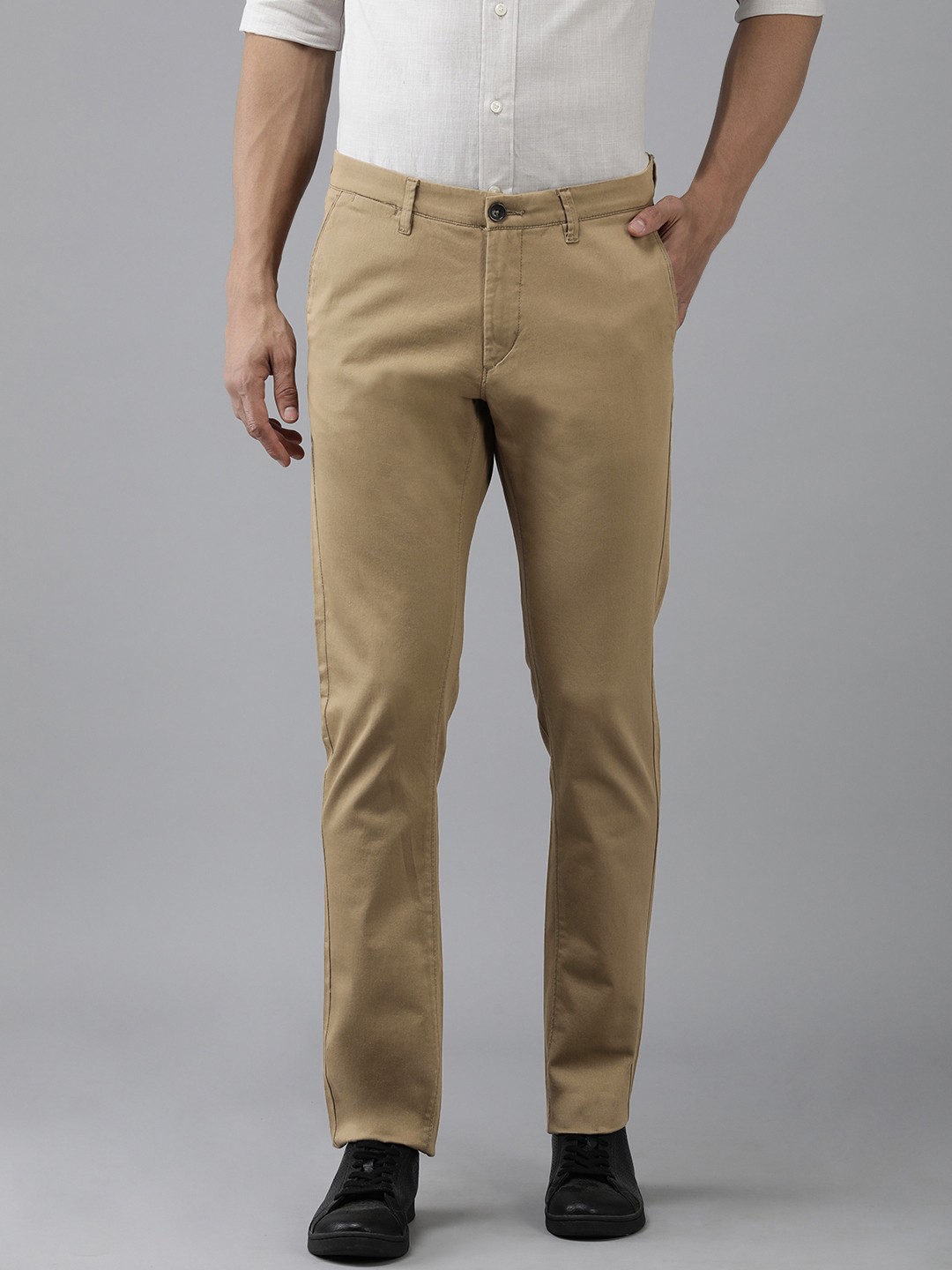 

U.S. Polo Assn. Men Slim Fit Trousers, Khaki