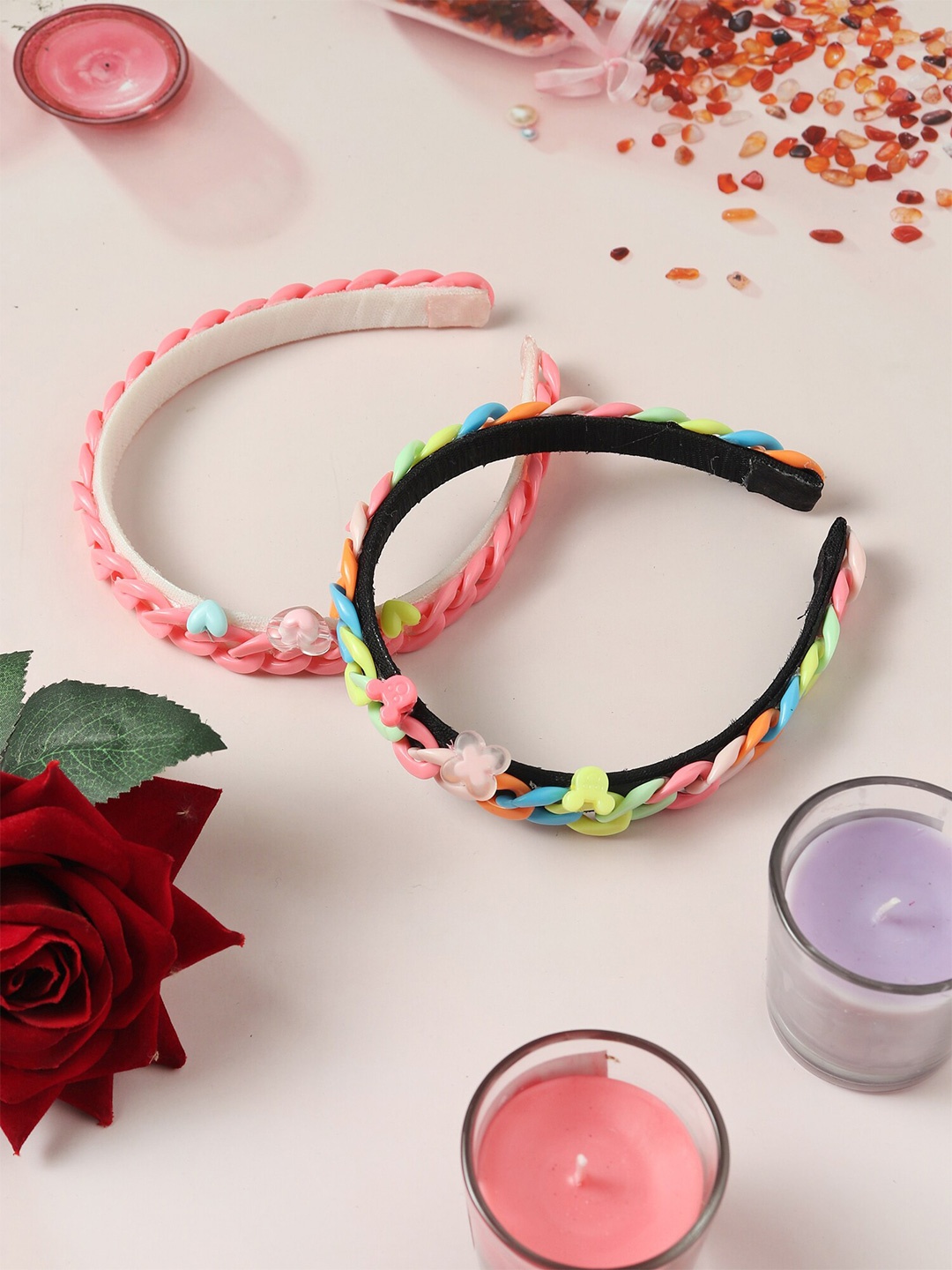 

TIPY TAP Girls Pink & Blue Set of 2 Hairband