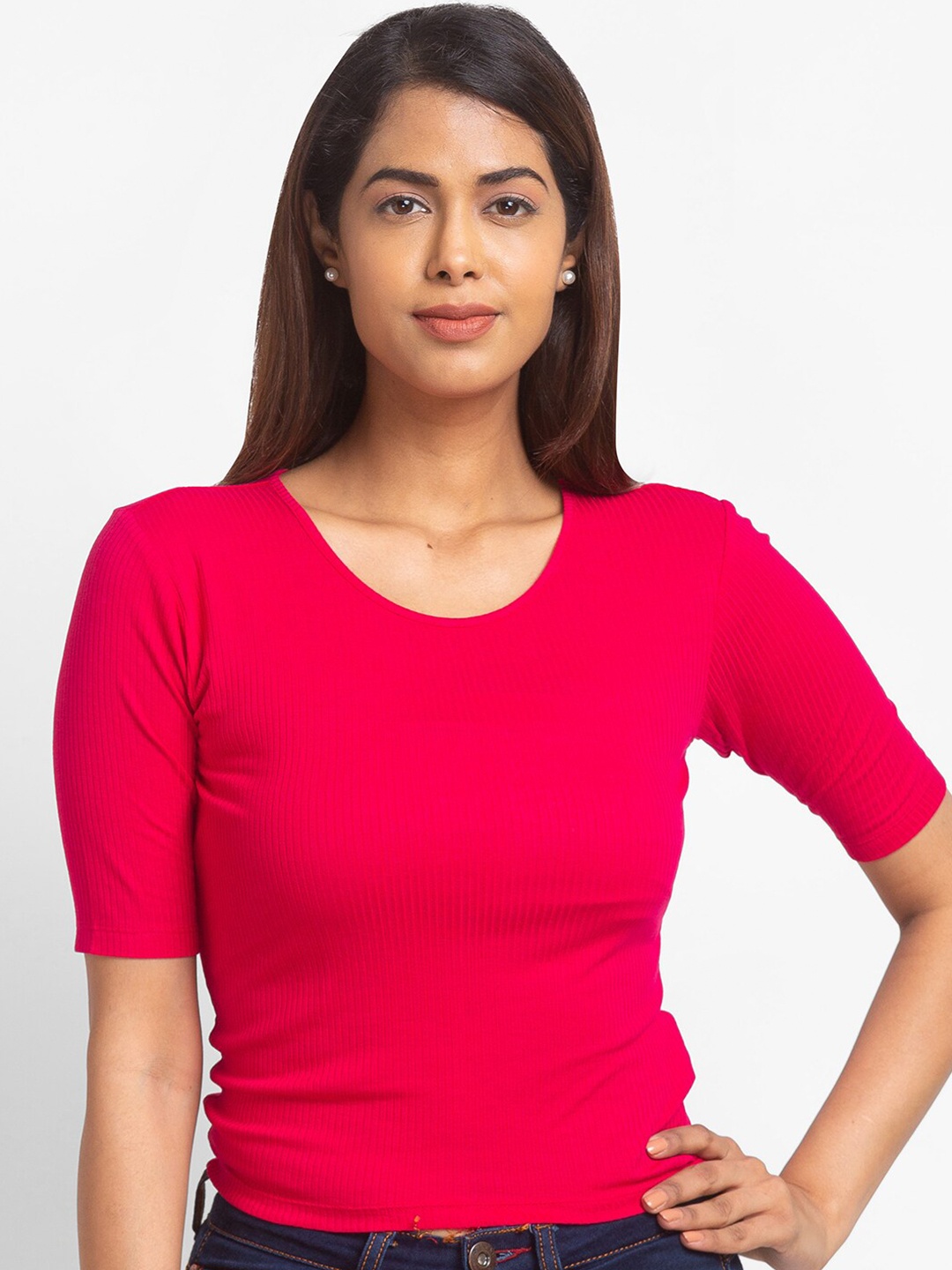 

Globus Women Fuchsia T-shirt