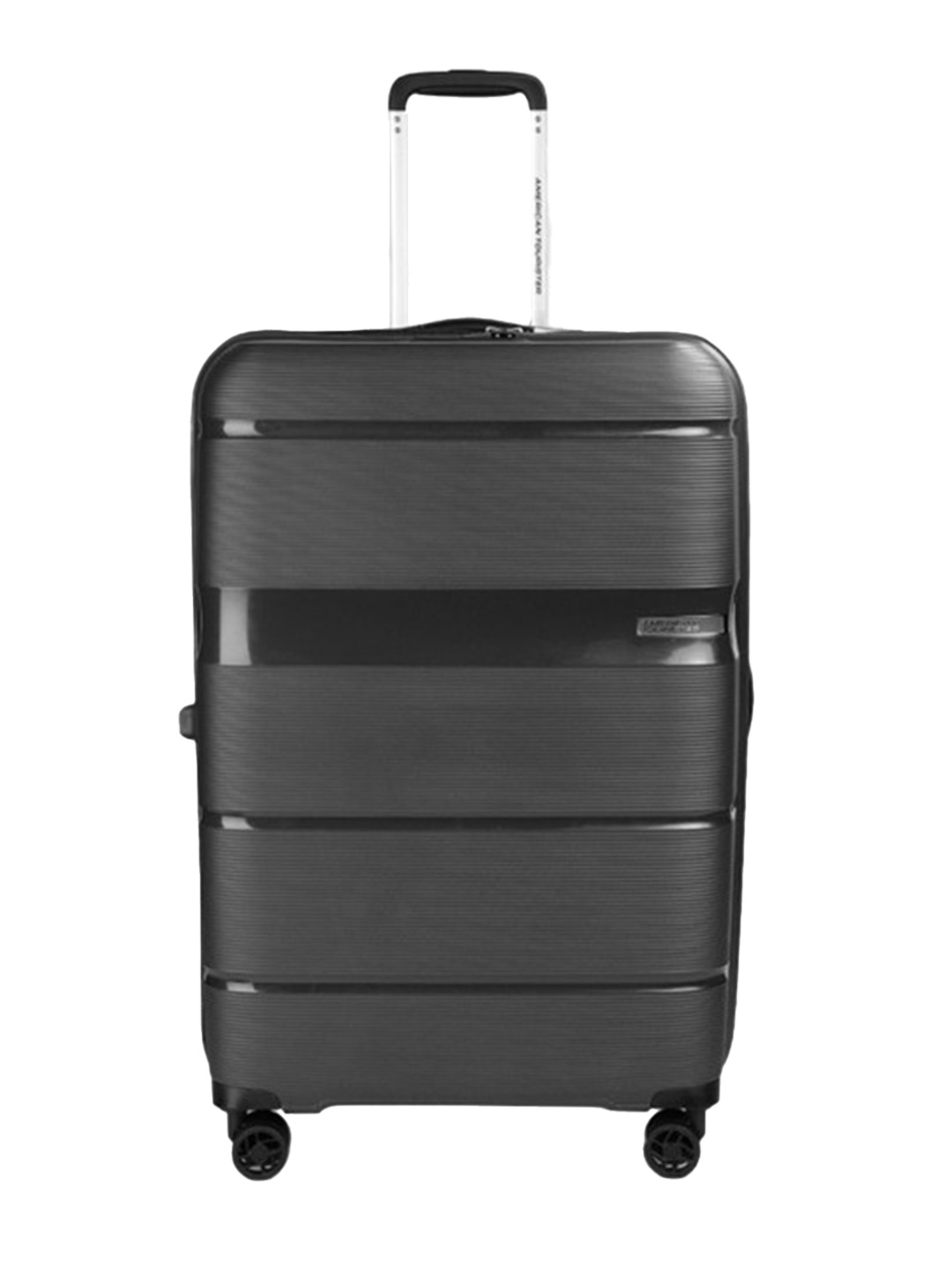 

AMERICAN TOURISTER LINEX Textured Hard-Sided Trolley Bag- 55 cm, Black