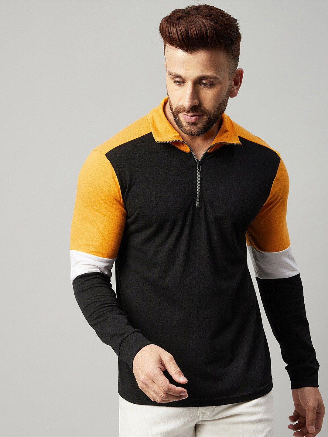 

GRITSTONES Men Black T-shirt