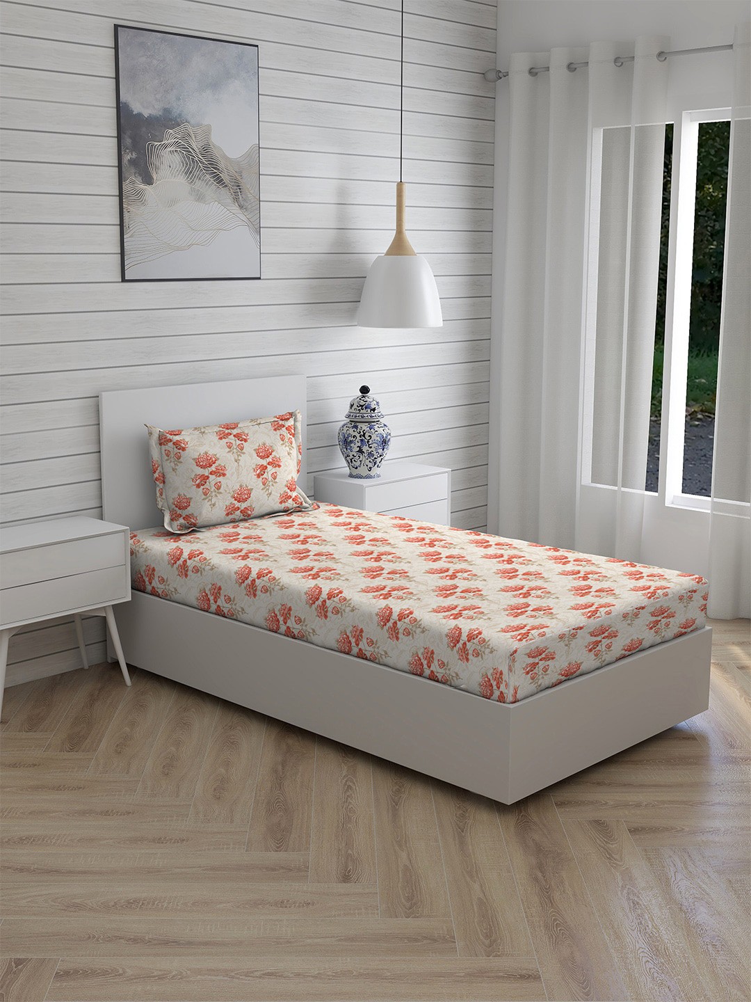 

Layers Unisex Orange Bedsheets