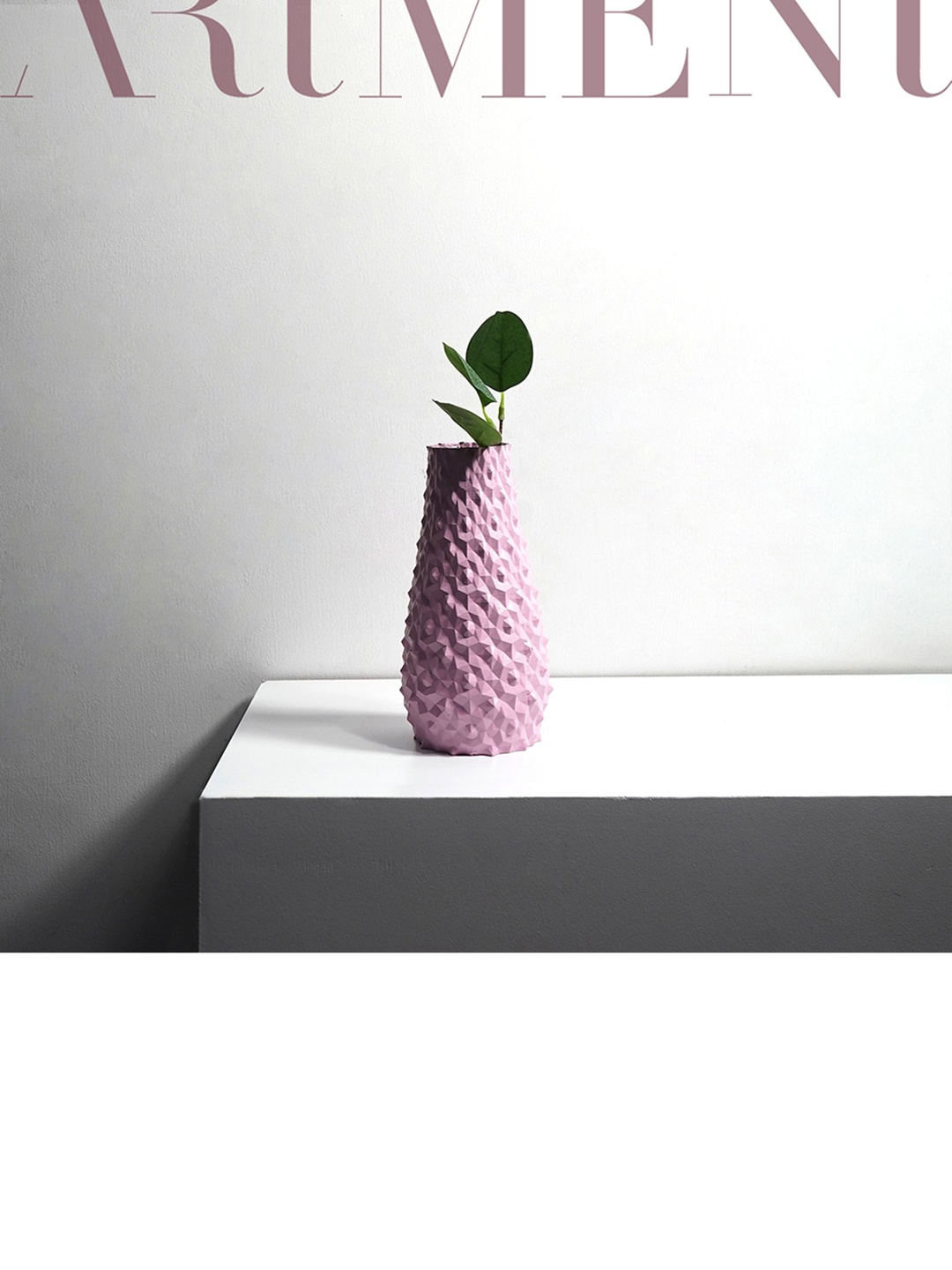 

THE ARTMENT Pink Surreal 3D Pine Cone Vase