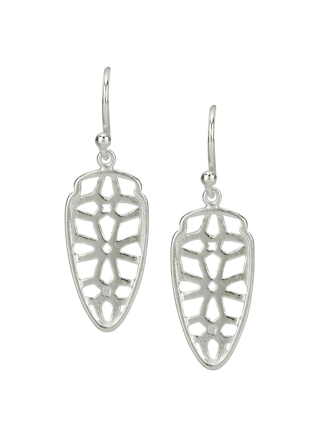 

ahilya Sterling Silver Filigree Drop Earrings