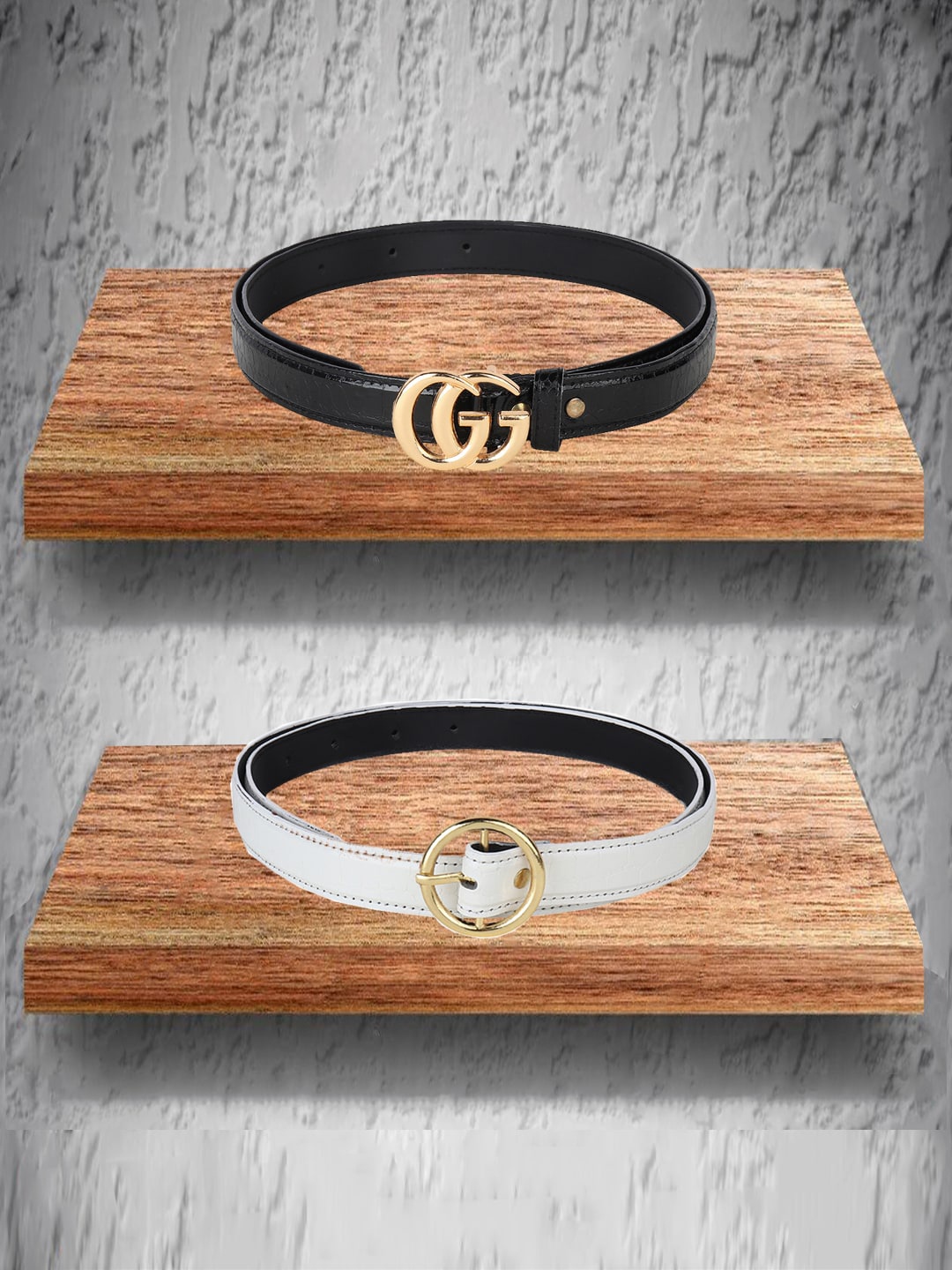 

Swiss Design Women Black Belts