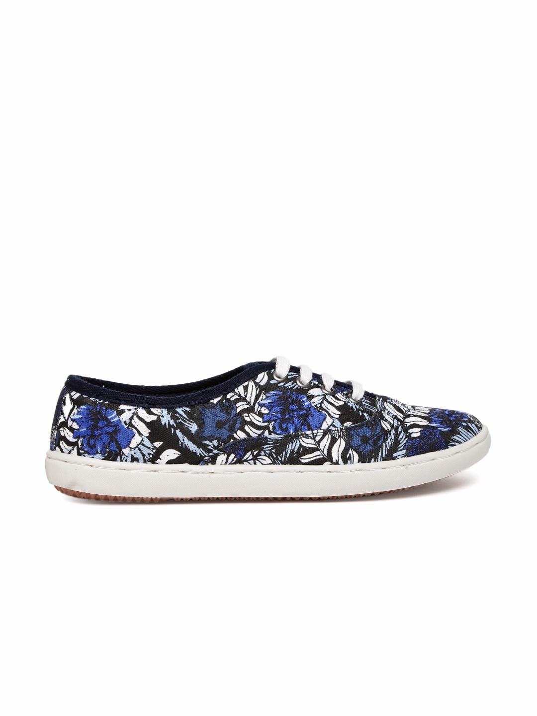 

Carlton London Women Blue Printed Sneakers