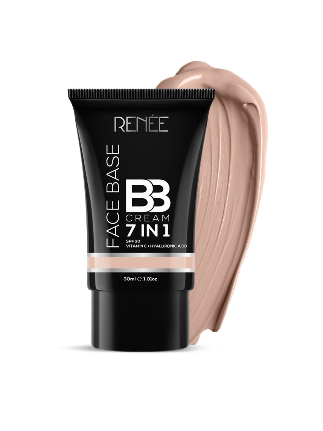 

Renee 7 in 1 SPF 30 Face Base BB Cream with Vitamin C & Hyaluronic Acid 30ml -Peanut B03, Beige