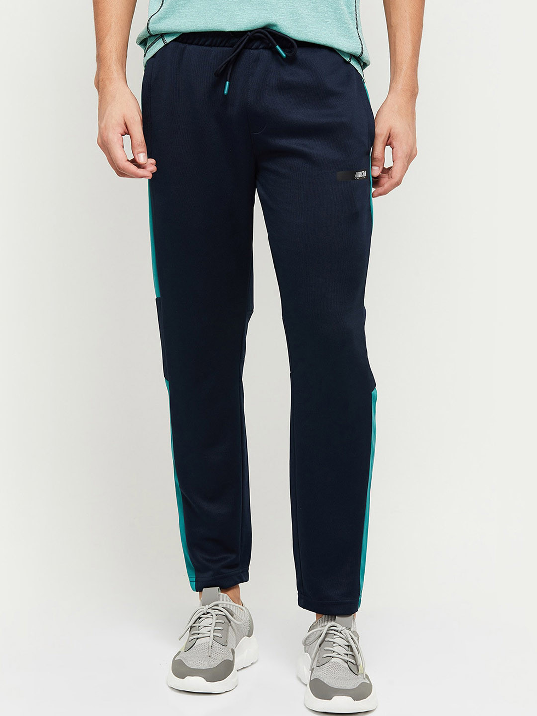 

max Blue Solid Track Pants