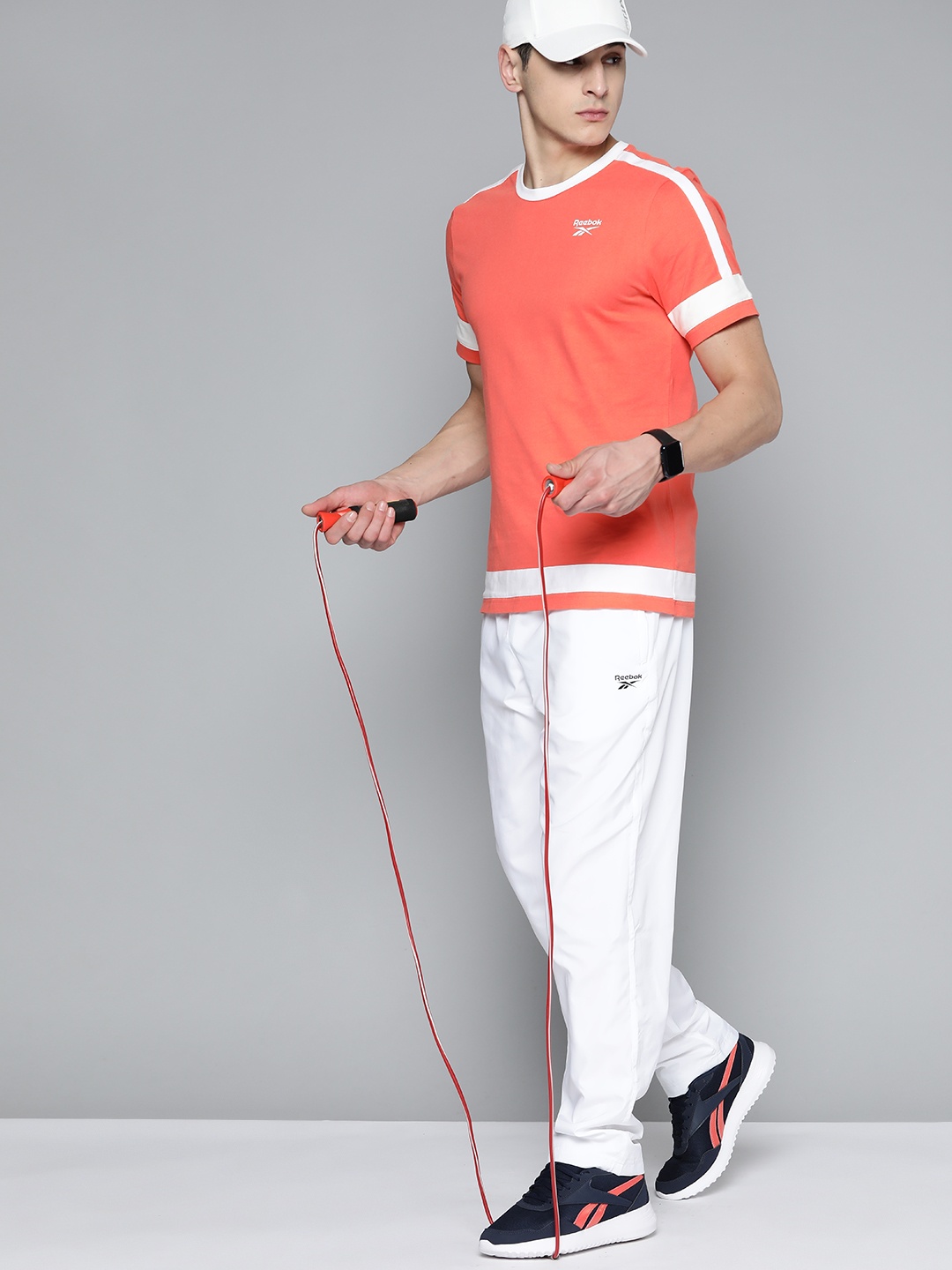 

Reebok Woven Training Track Pants, White