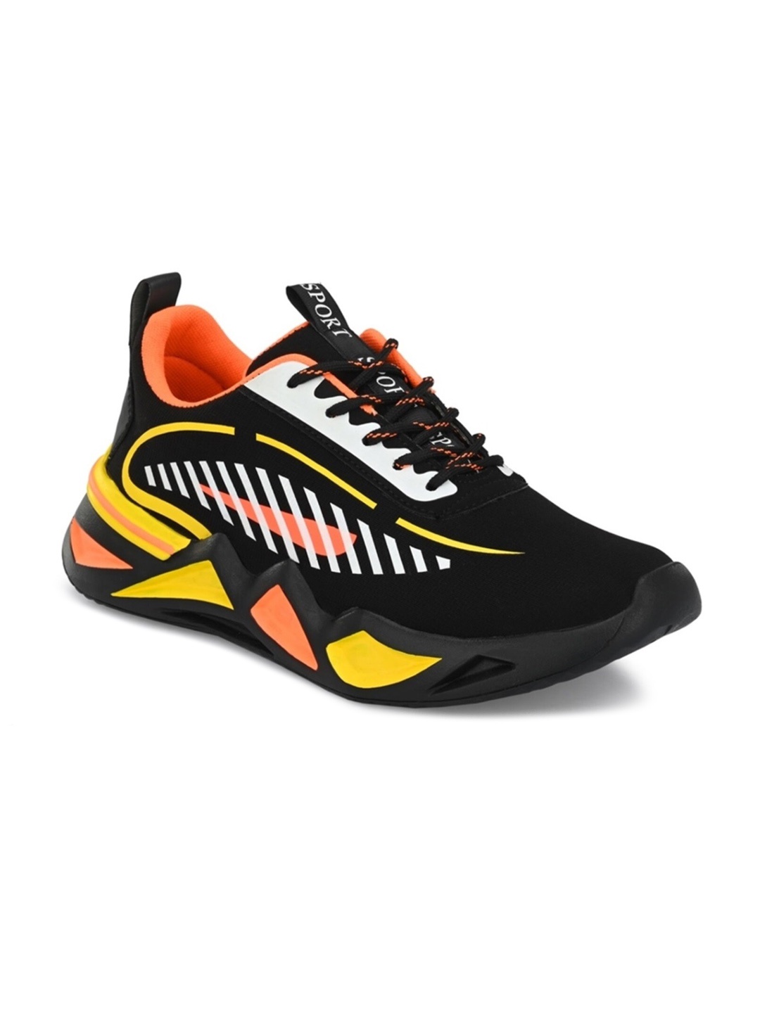 

MANSAMUSA Men Black Perforations Sneakers