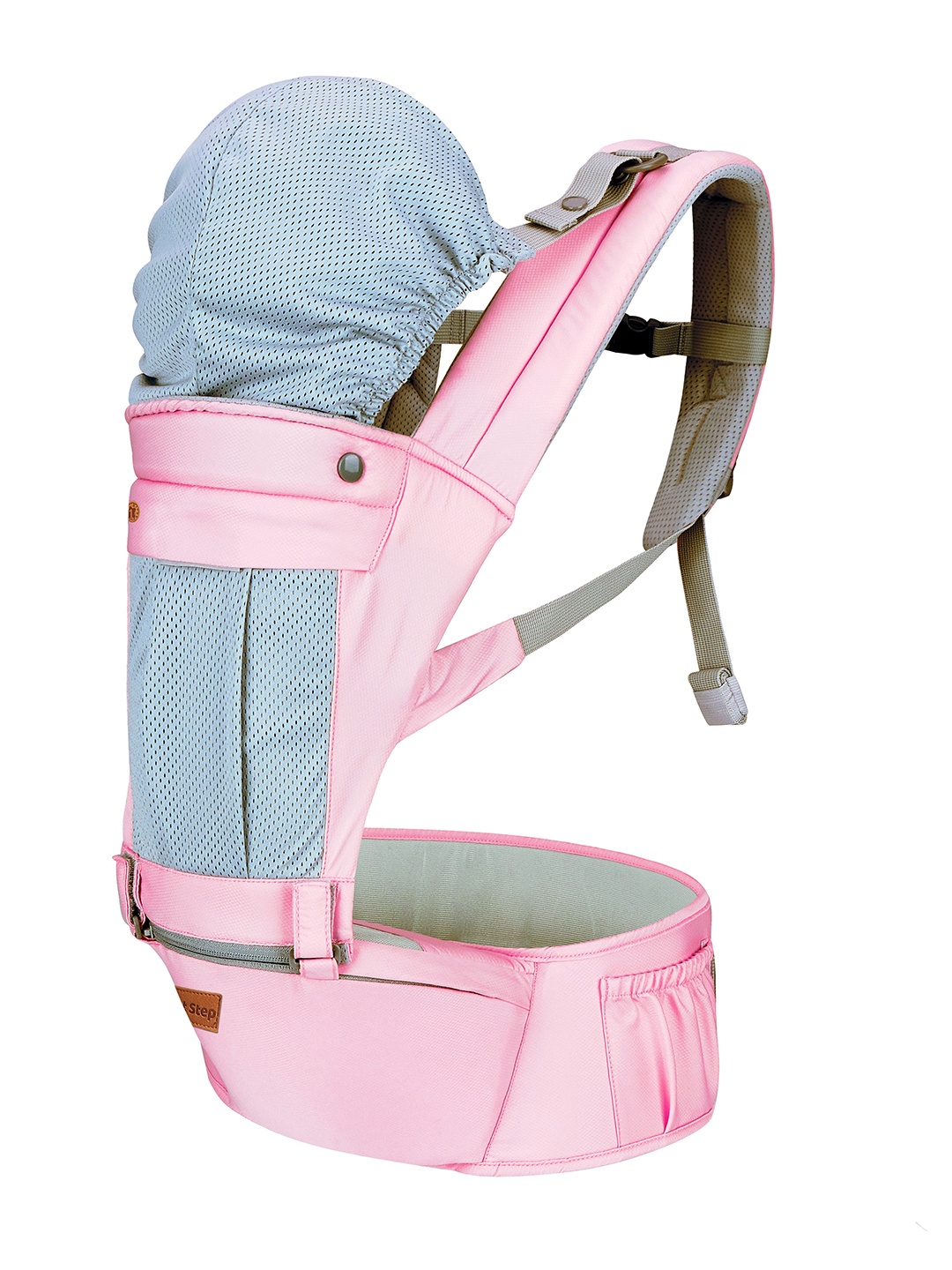 

1st Step Pink 5 In 1 Hip Seat Baby Carrier