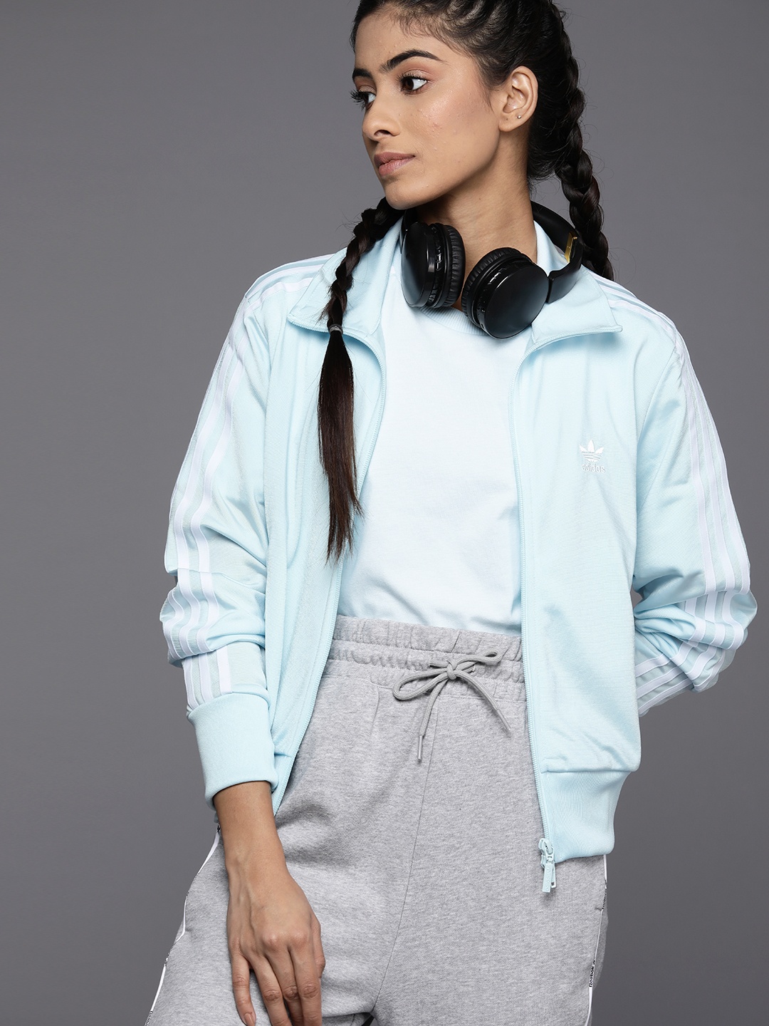 

ADIDAS Originals Women Blue Solid FIREBIRD TT PB Jacket