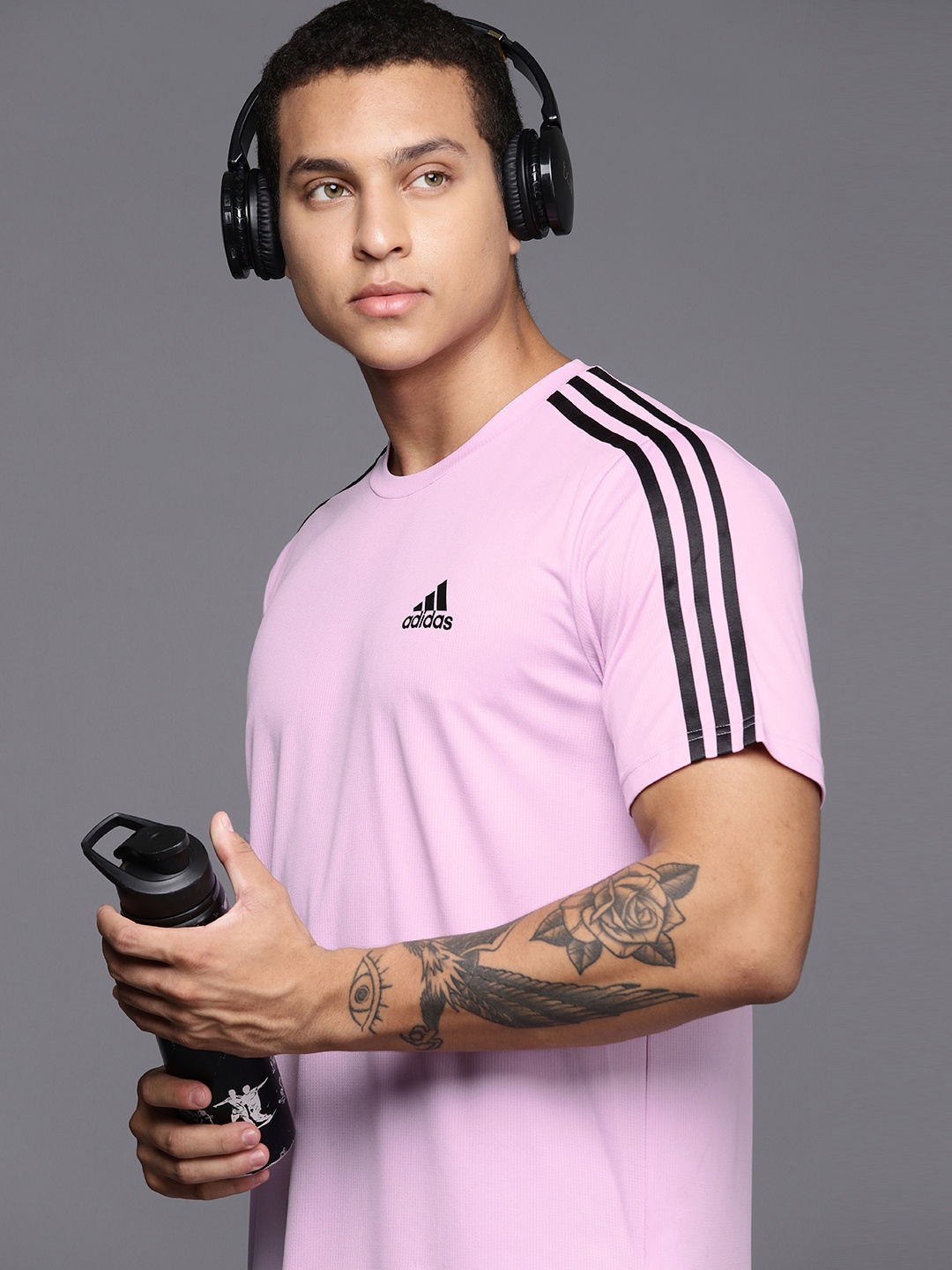 

ADIDAS 3-Stripes T-shirt, Lavender