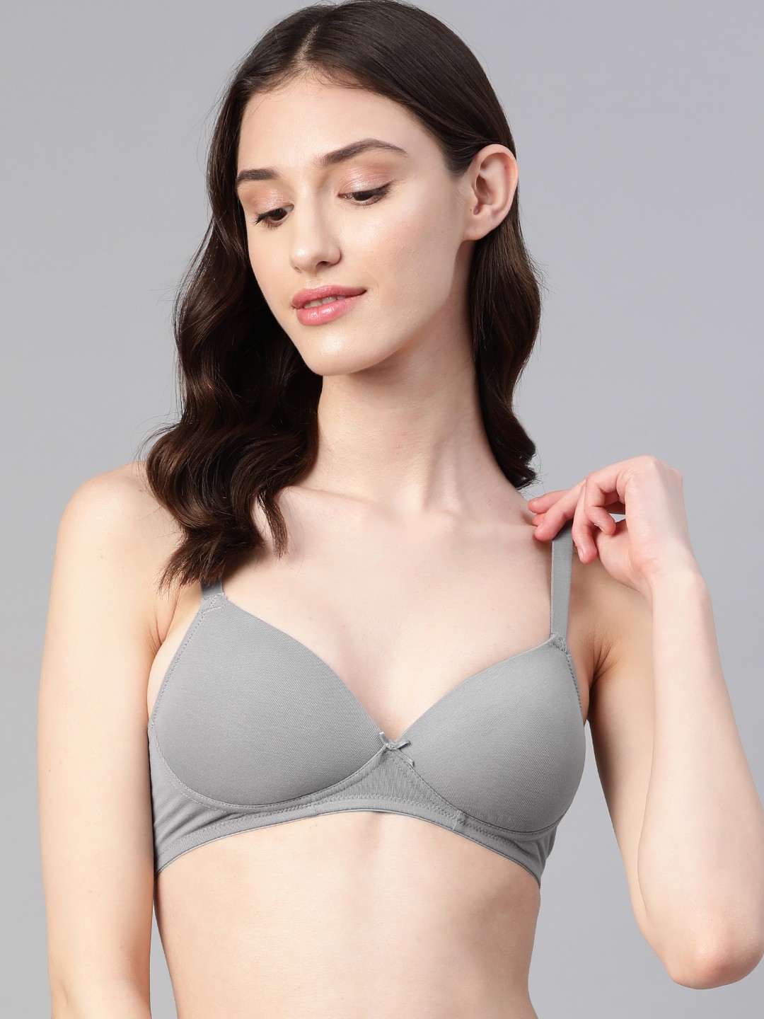 

Marks & Spencer Medium Coverage Lightly Padded Bra, Grey
