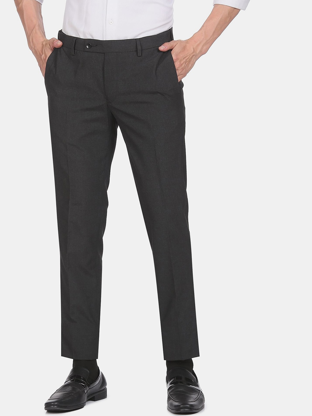 

Arrow Men Grey Autoflex Formal Trousers