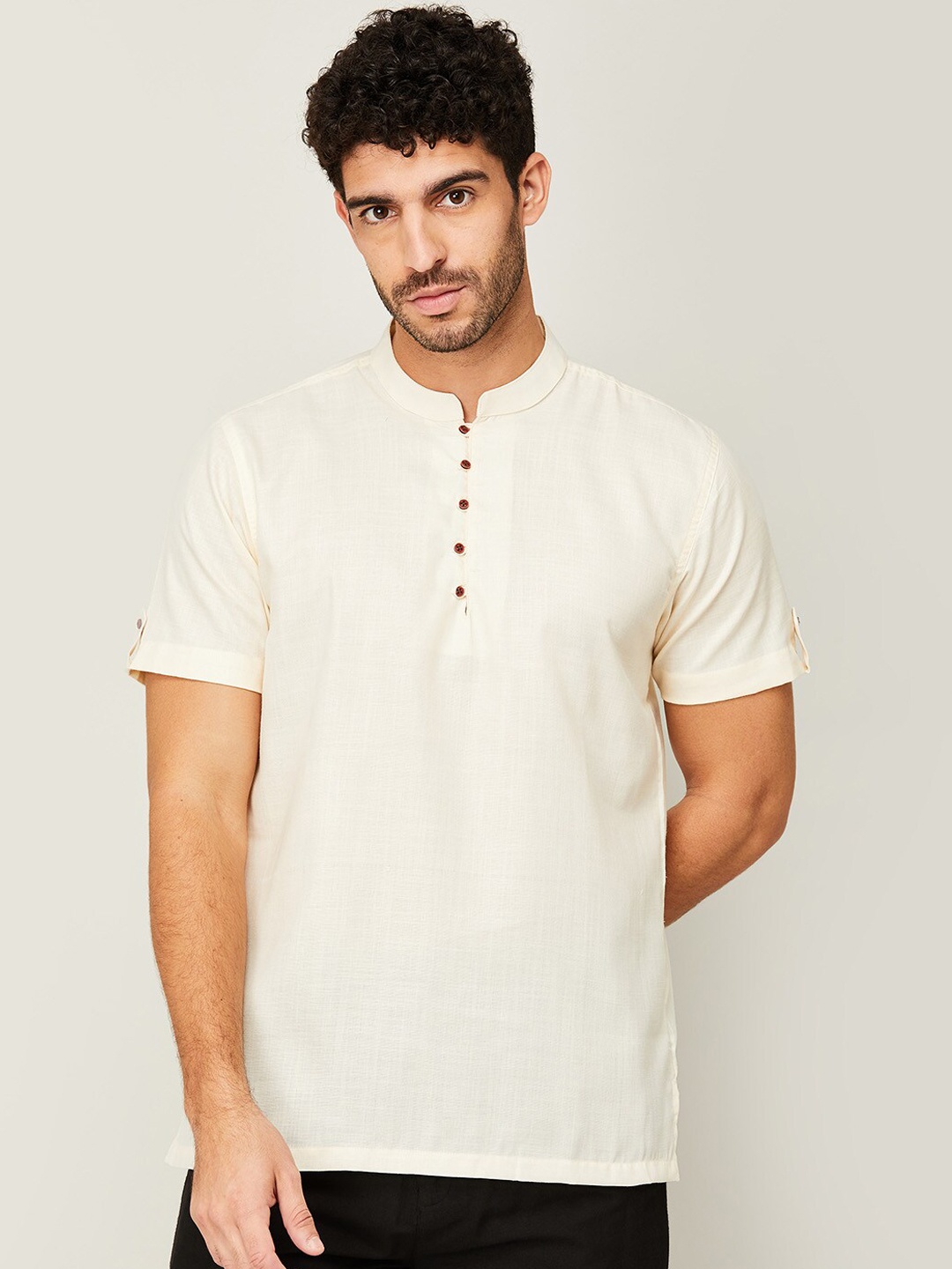 

Melange by Lifestyle Men White Kurta