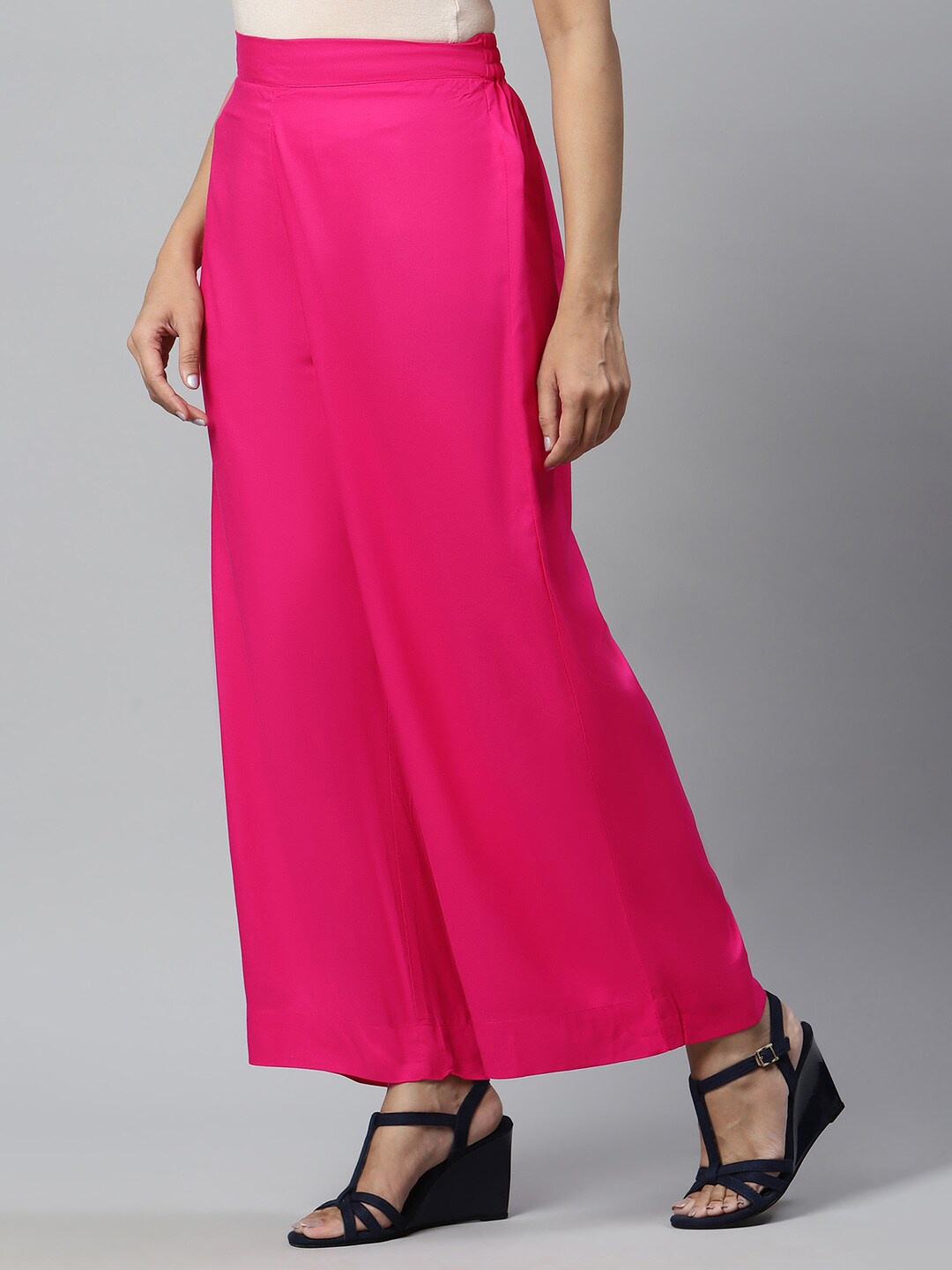 

AURELIA Women Ethnic Palazzos, Pink