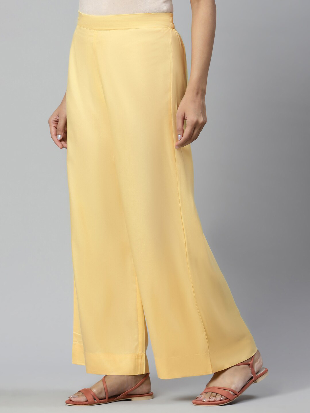 

AURELIA Women Ethnic Palazzos, Yellow