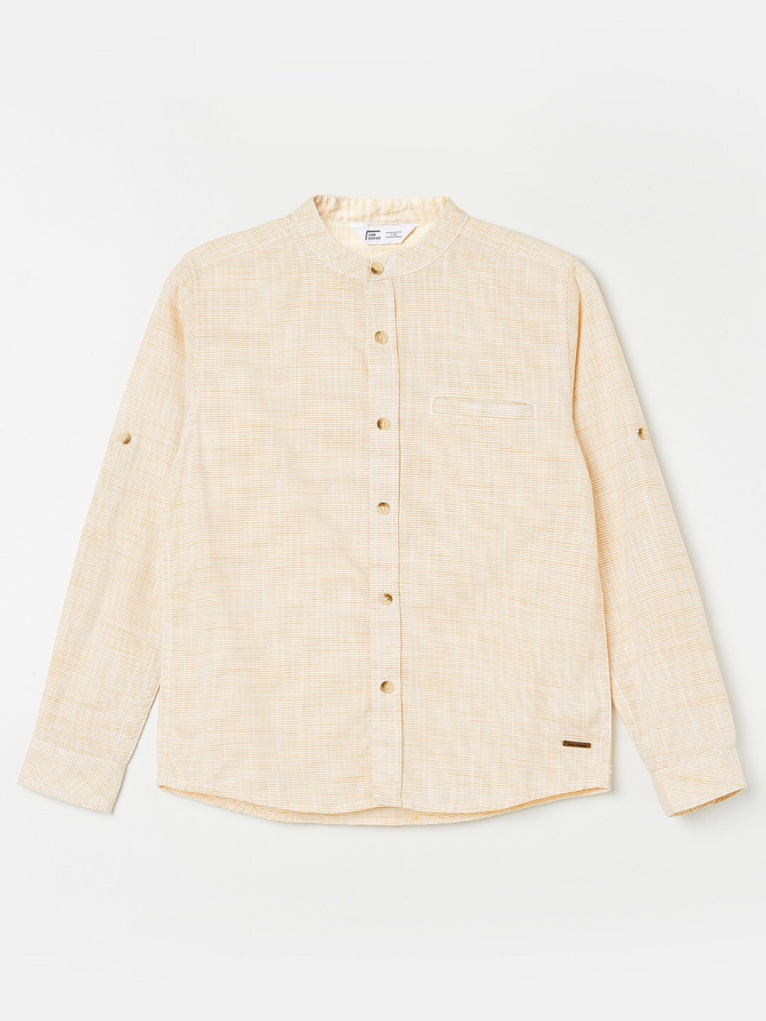 

Fame Forever by Lifestyle Boys Yellow Casual Shirt