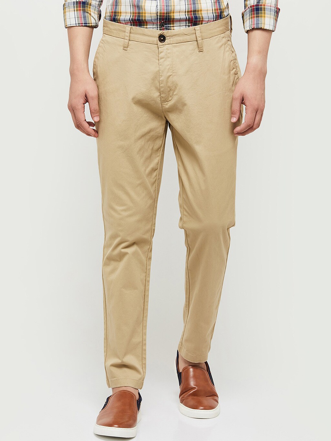 

max Men Khaki Chinos Trousers