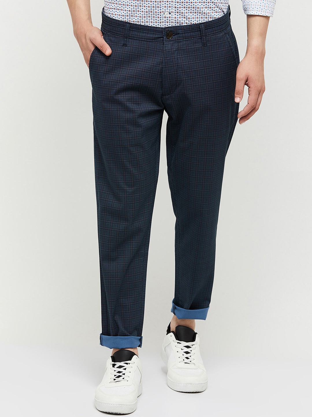 

max Men Blue Trousers