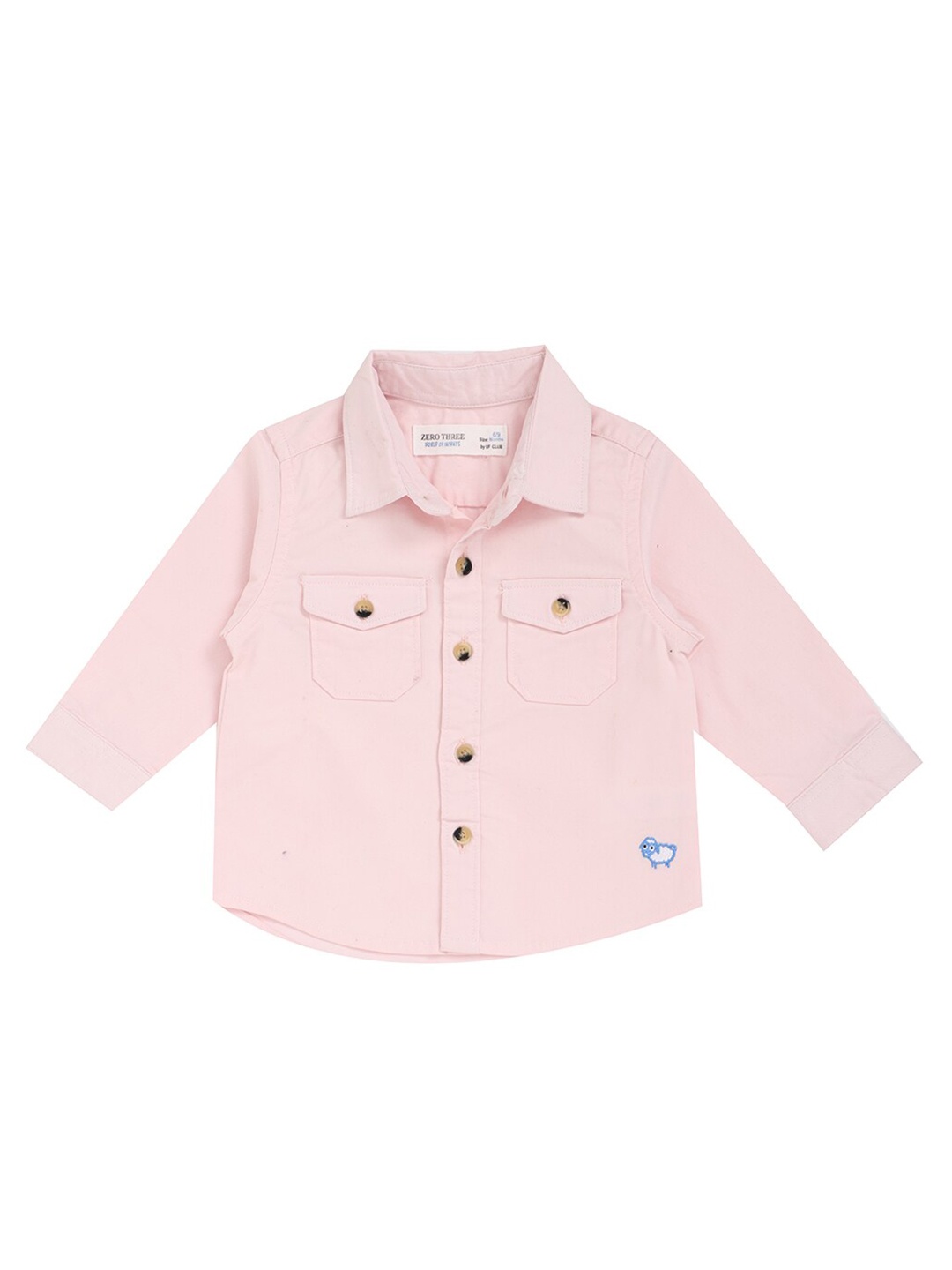 

ZERO THREE Boys Pink Comfort Casual Shirt