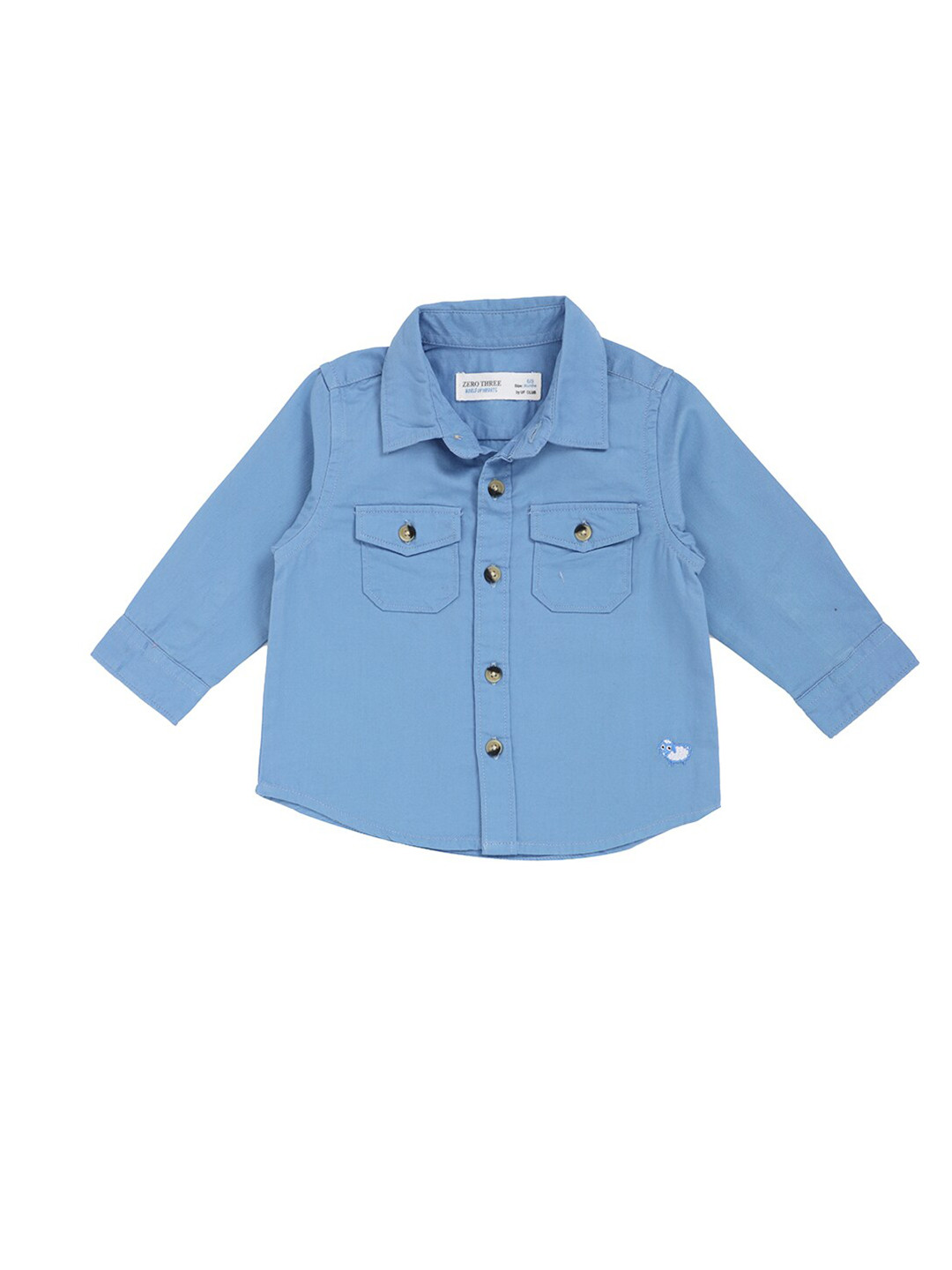 

ZERO THREE Boys Blue Comfort Casual Shirt