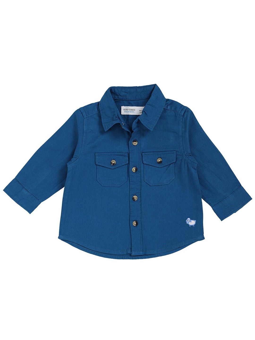 

ZERO THREE Boys Blue Comfort Casual Shirt