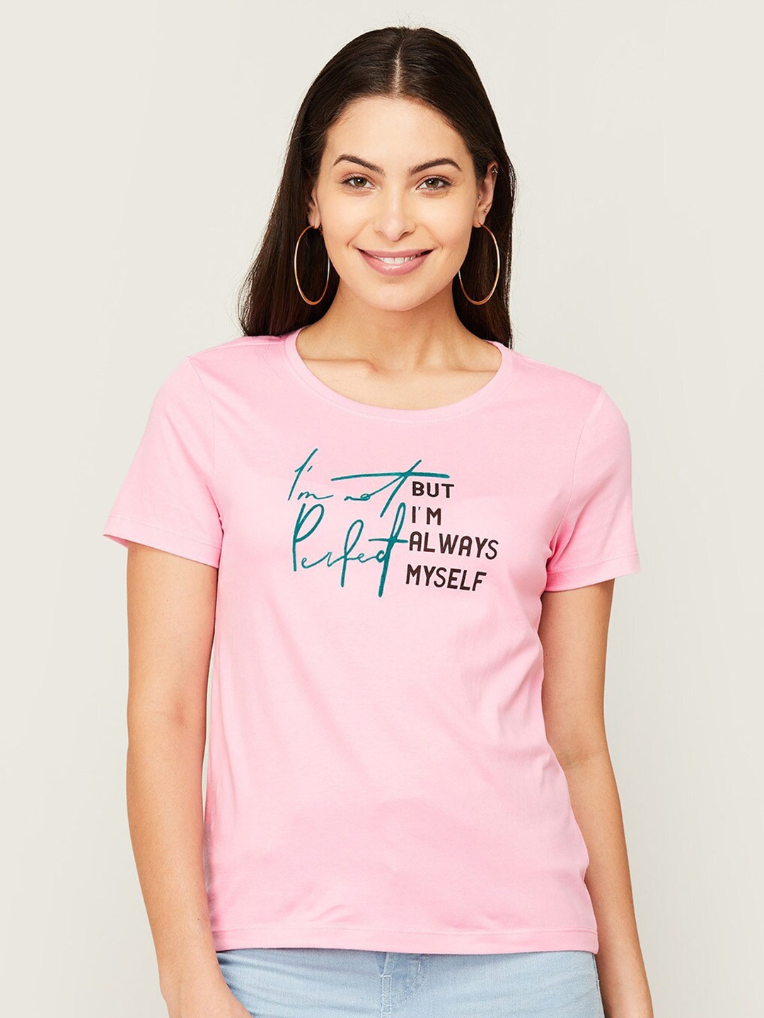 

Fame Forever by Lifestyle Pink Print Top