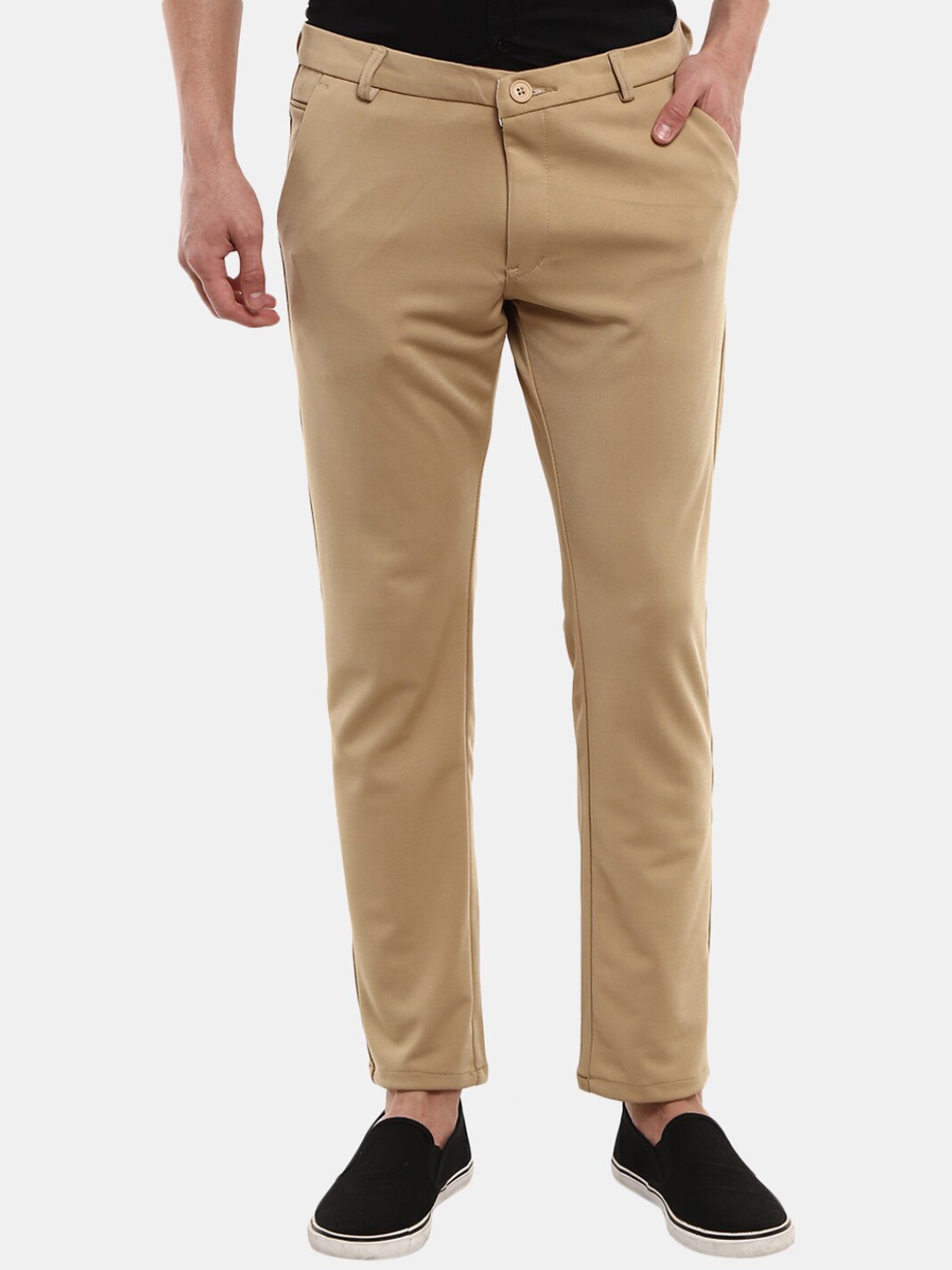 

V-Mart Men Khaki Classic Chinos Trousers