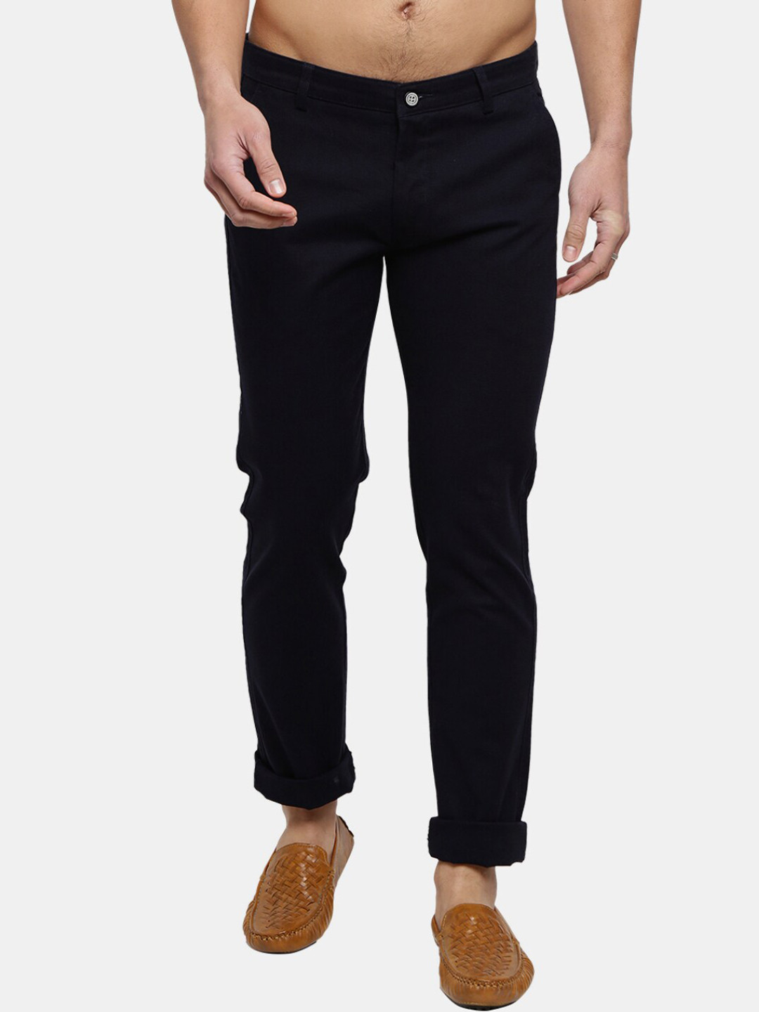 

V-Mart Men Blue Classic Slim Fit Trousers