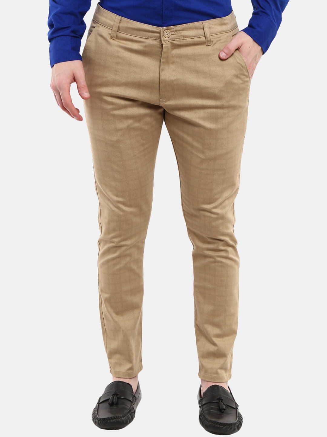 

V-Mart Men Khaki Classic Chinos Trousers