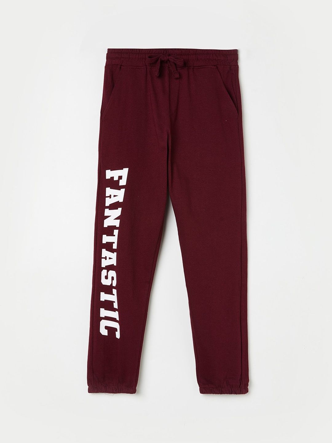 

Fame Forever by Lifestyle Boys Red Solid Cotton Track Pants