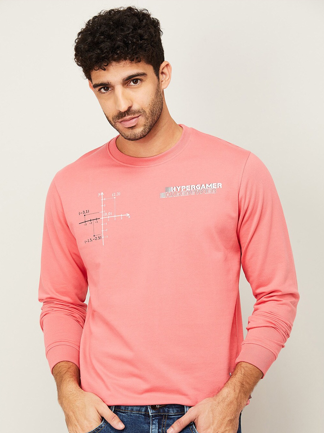 

Fame Forever by Lifestyle Men Orange Sweatshirt