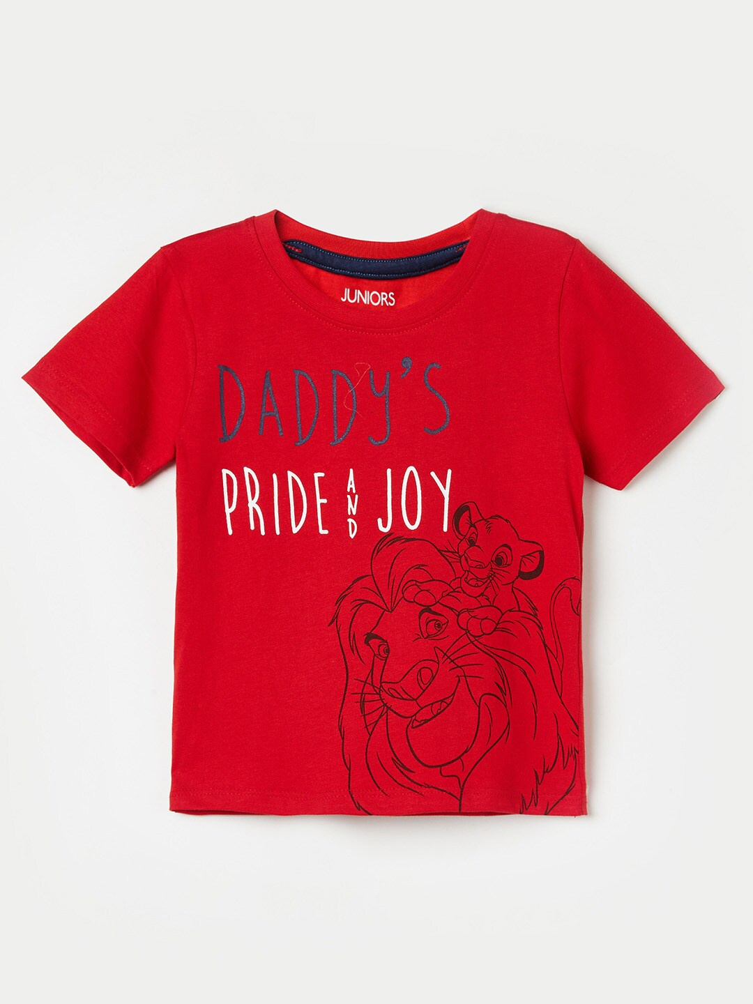

Juniors by Lifestyle Boys Red Printed Applique T-shirt