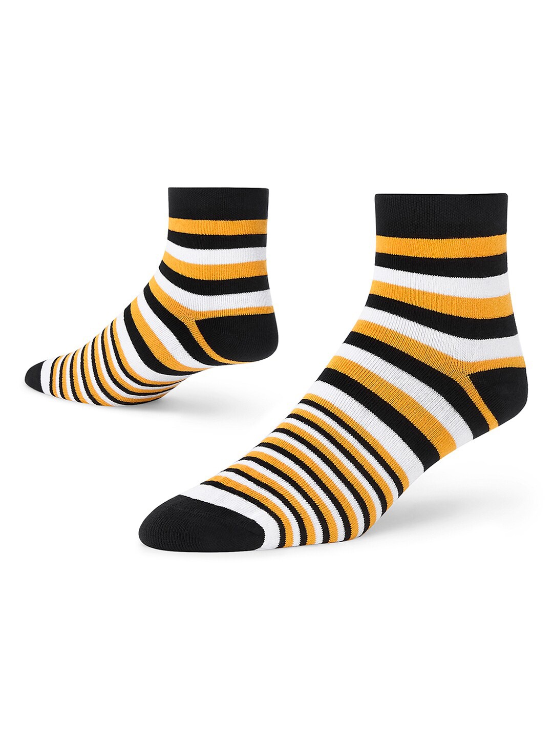 

Dynamocks Unisex Multi Stripe Pattern Ankle-Length Socks