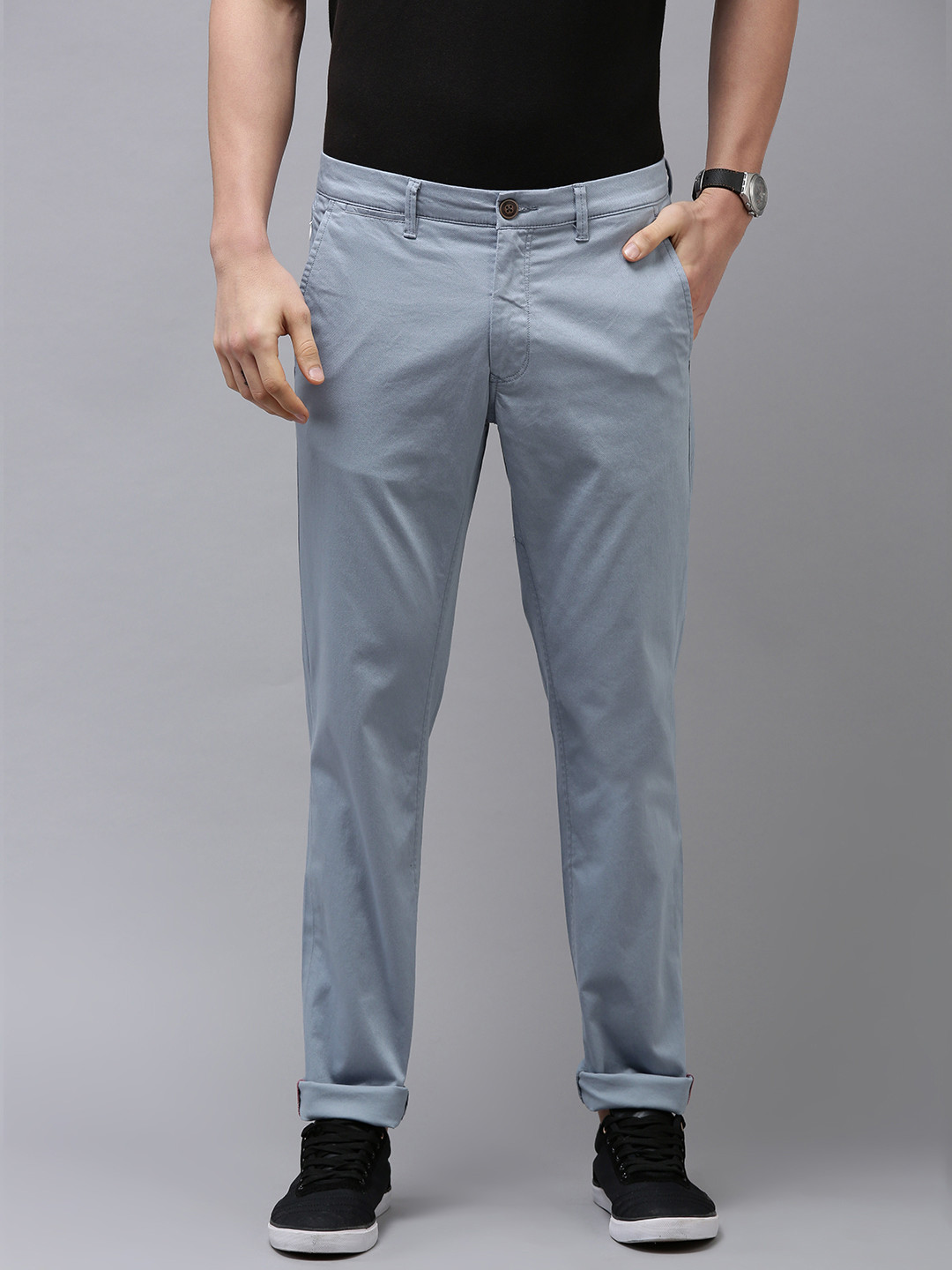 

Van Heusen Sport Men Blue Slim Fit Trousers
