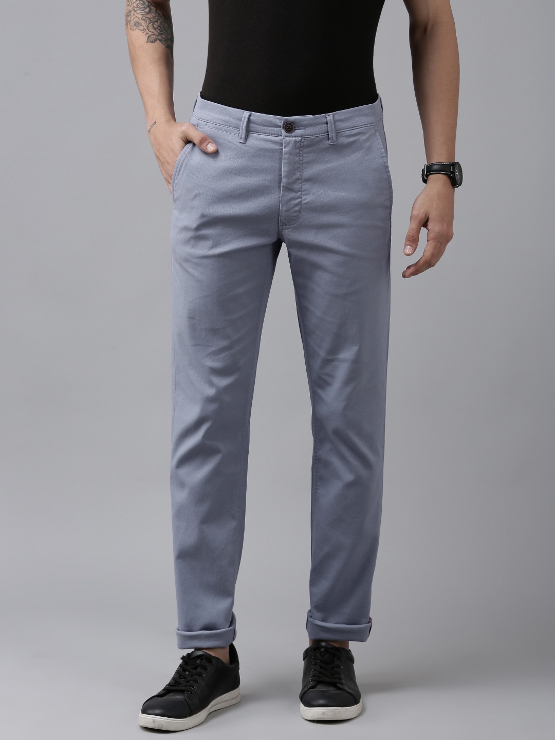 

Van Heusen Sport Men Blue Slim Fit Chinos Trousers