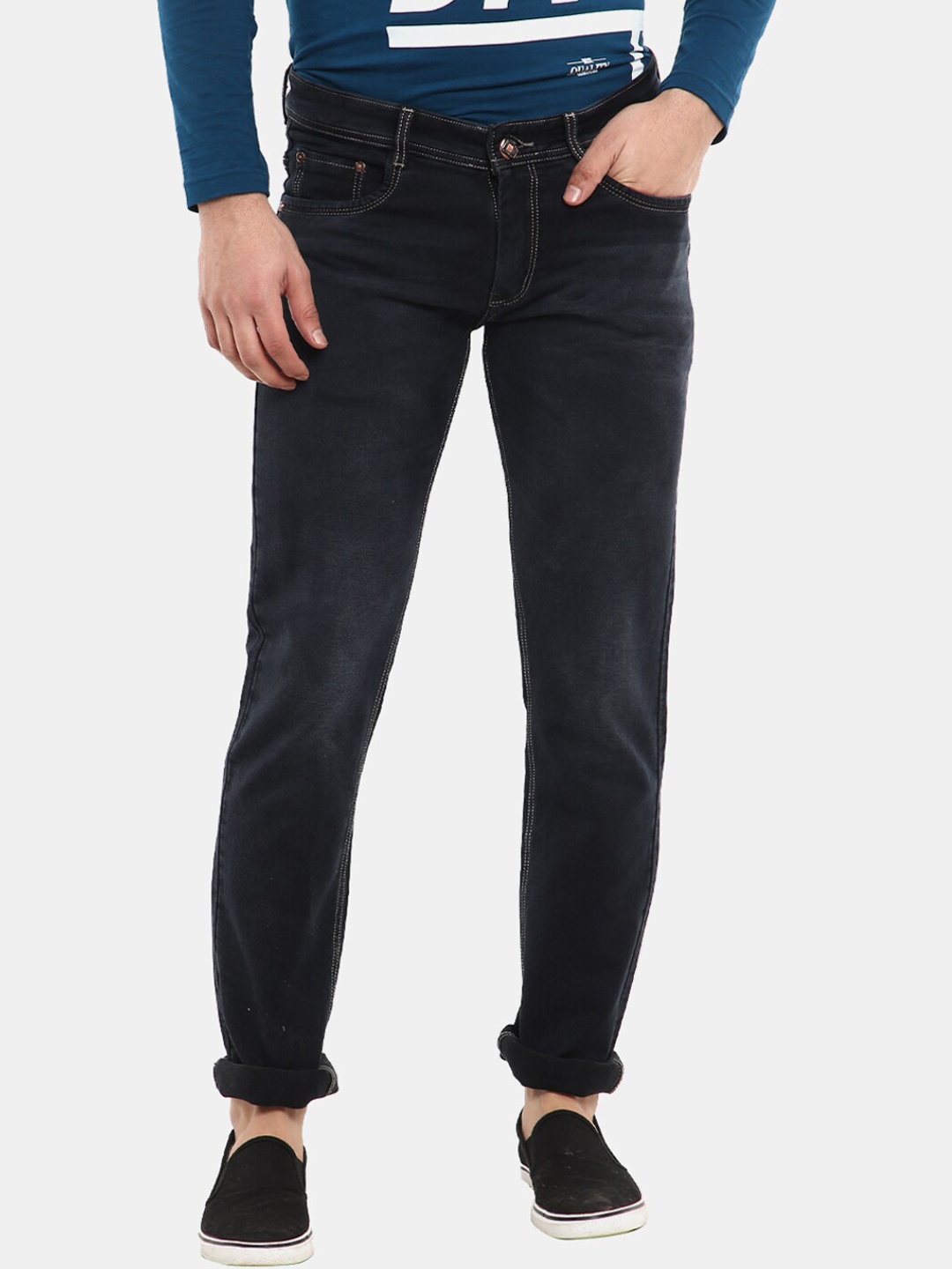 

V-Mart Men Black Classic Slim Fit Jeans