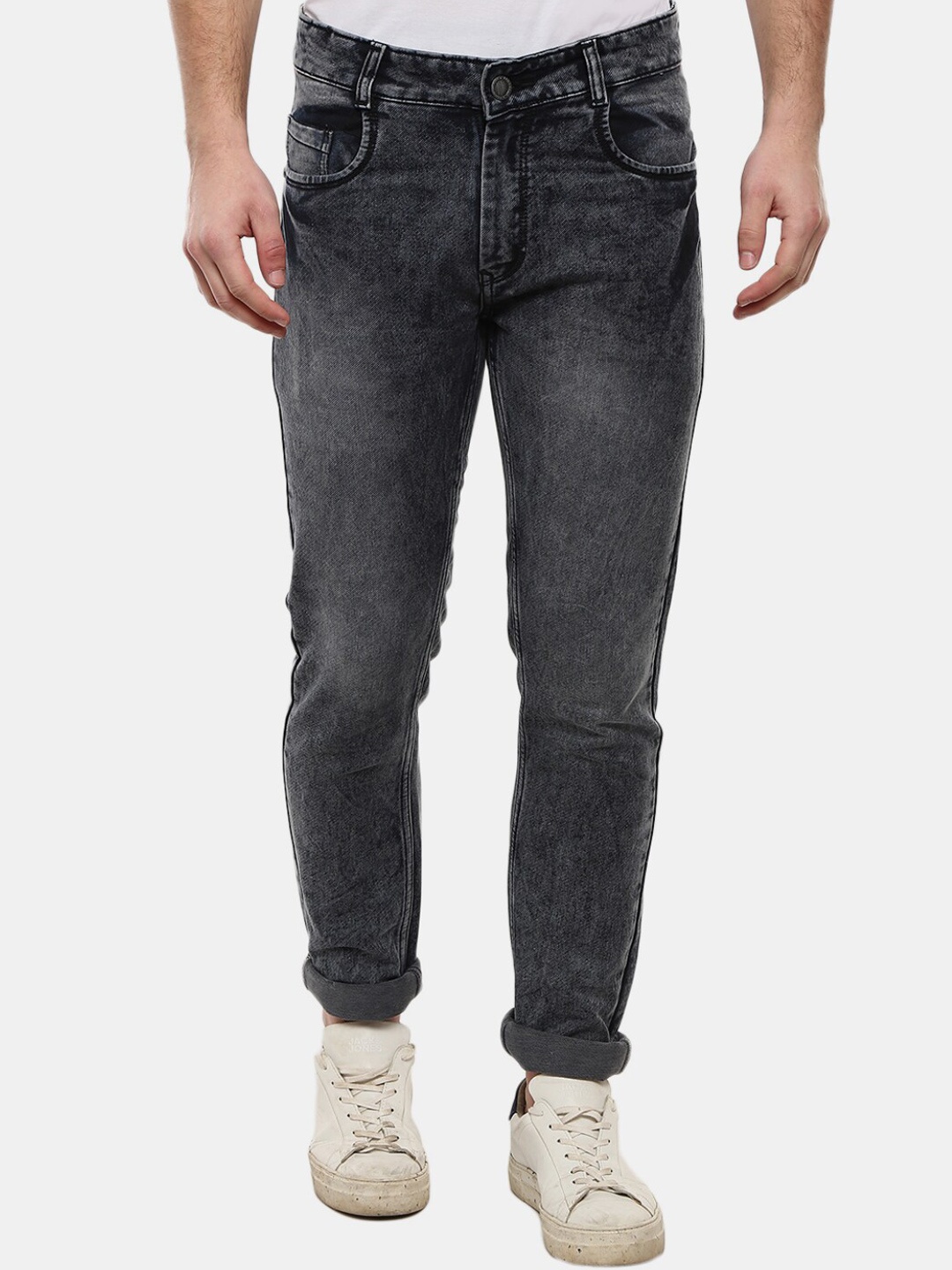 

V-Mart Men Blue Classic Slim Fit Heavy Fade Jeans