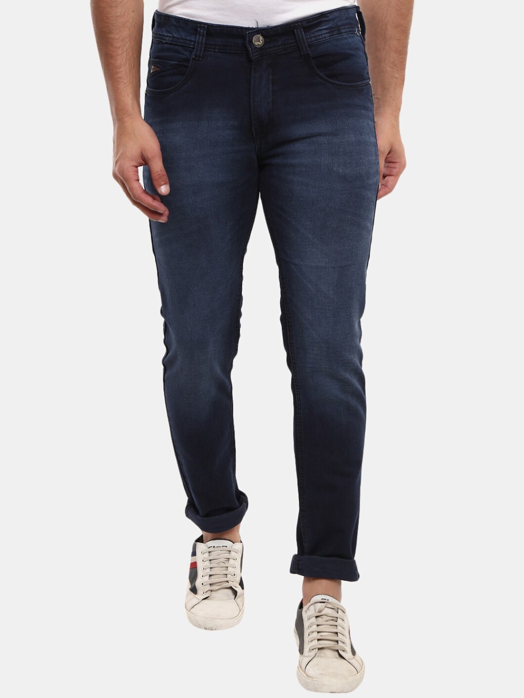 

V-Mart Men Blue Classic Slim Fit Light Fade Jeans