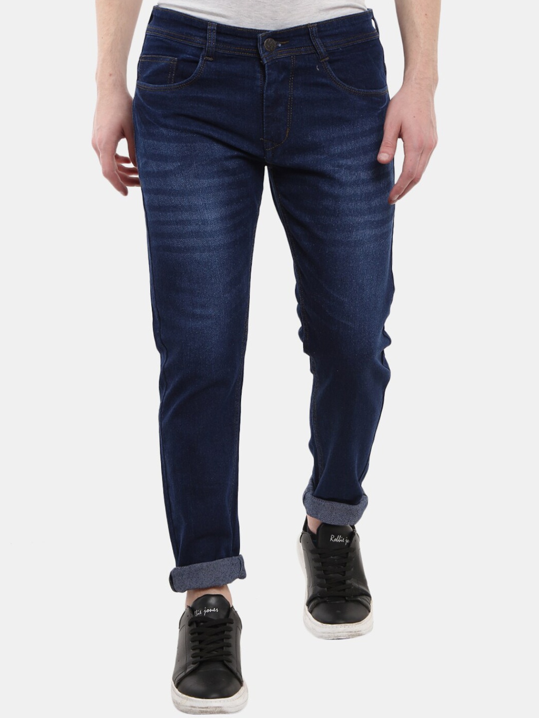 

V-Mart Men Blue Classic Slim Fit Light Fade Jeans