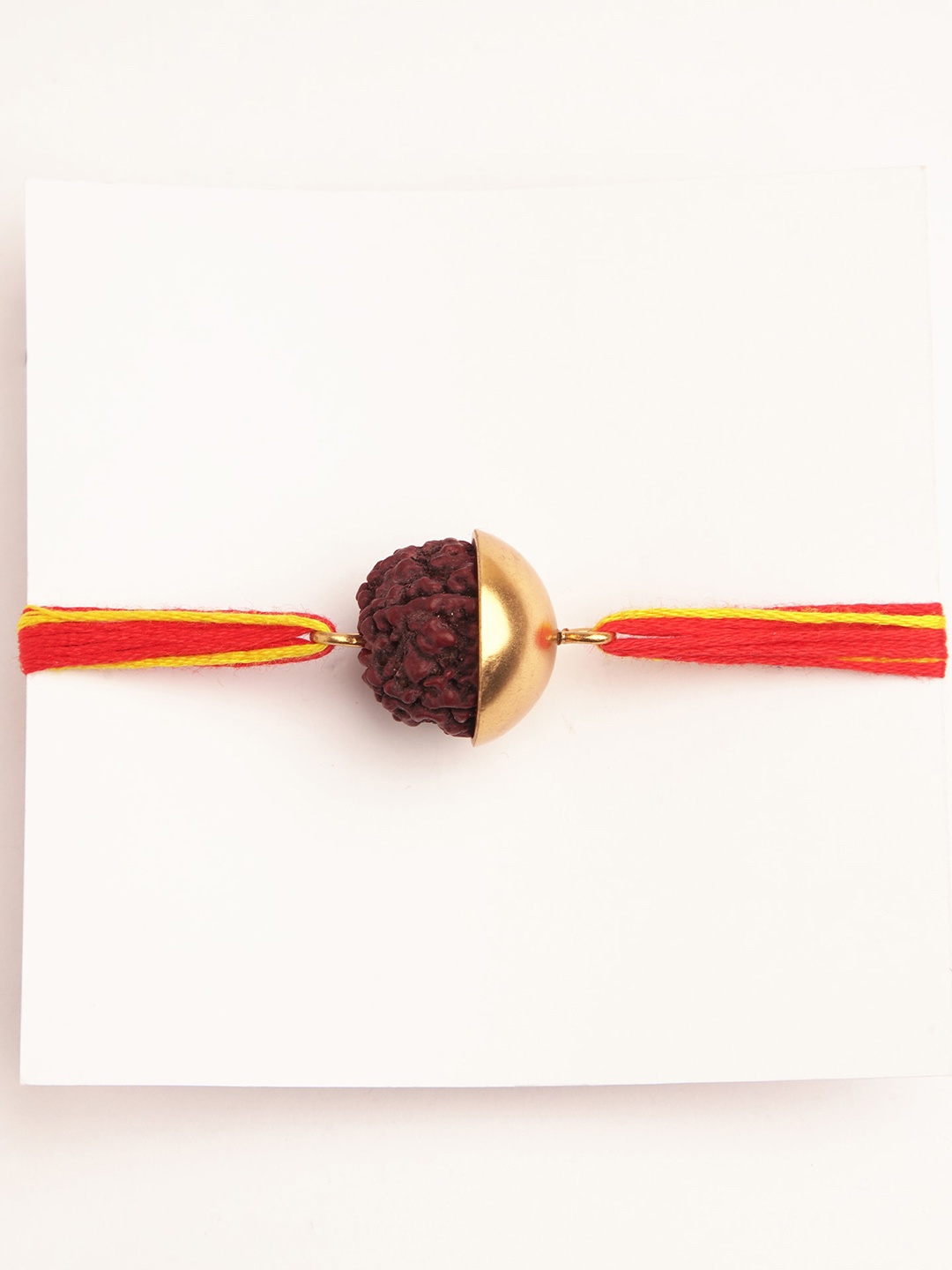 

Suhani Pittie Men 22K Gold-Plated & Red Threaded Rakhi